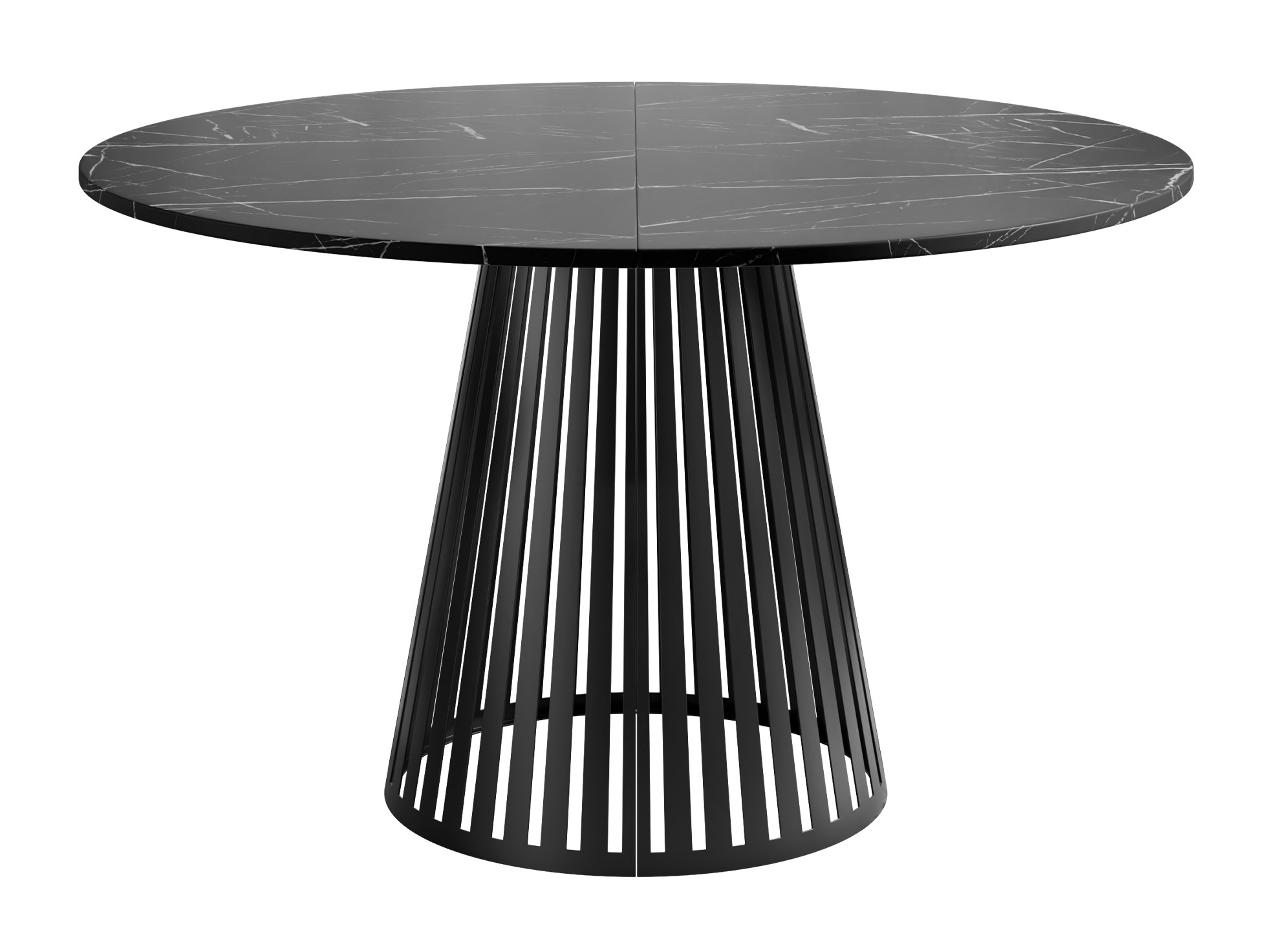 Table Prudentia II (Marbre noir + Noir)