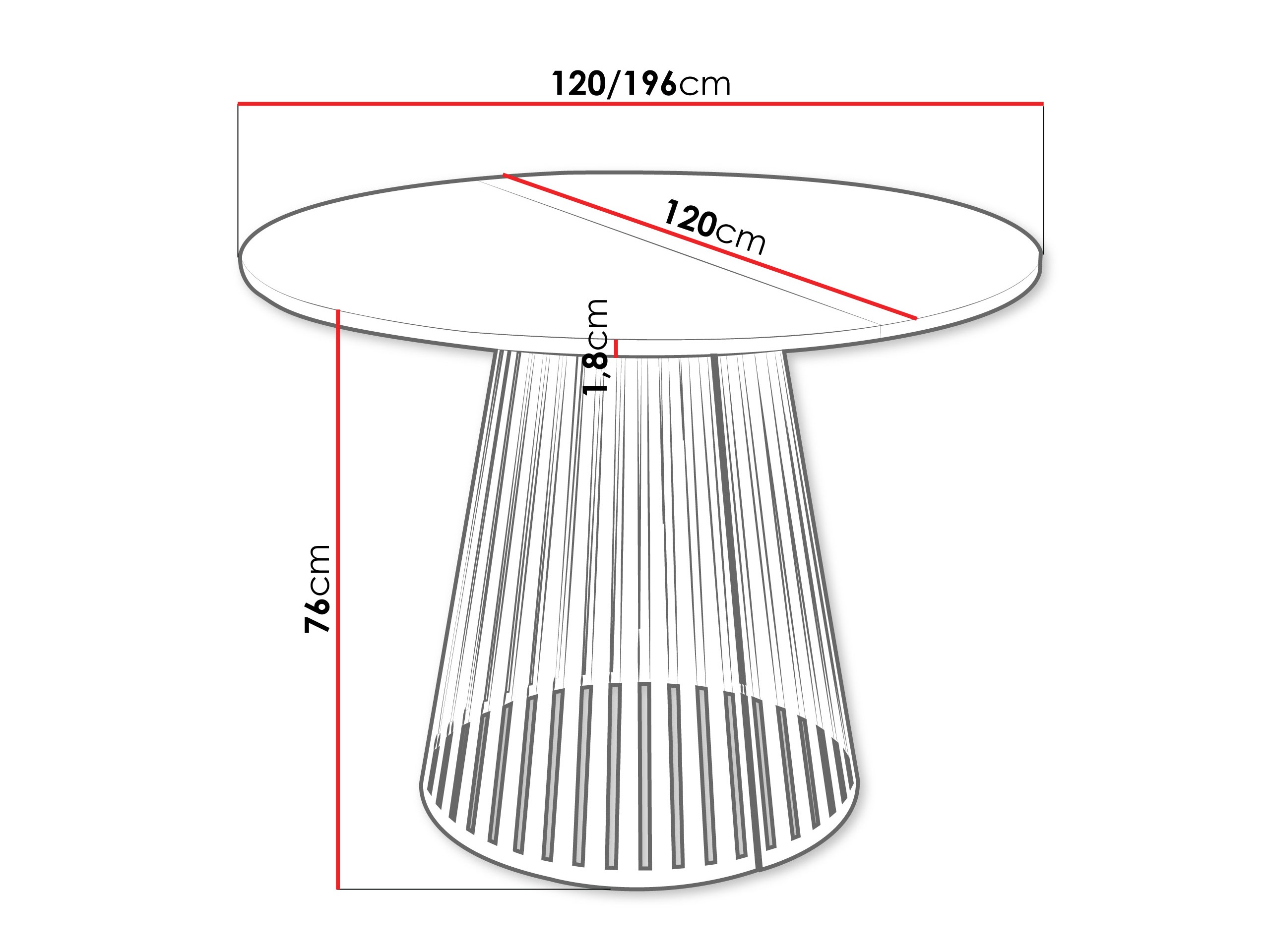 Table Prudentia II (Noyer)