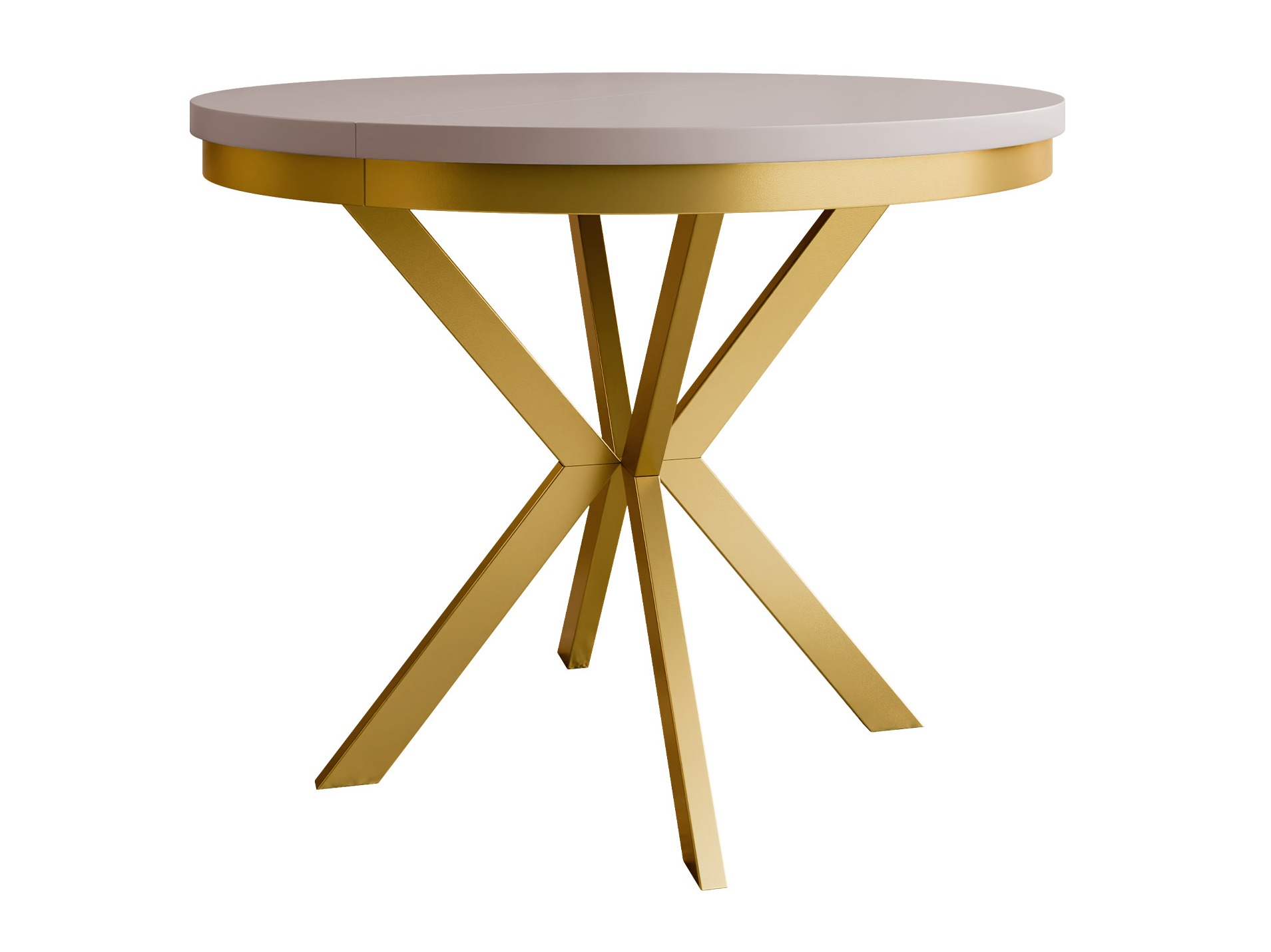 Table Oswego 156 (Cachemire + Doré)
