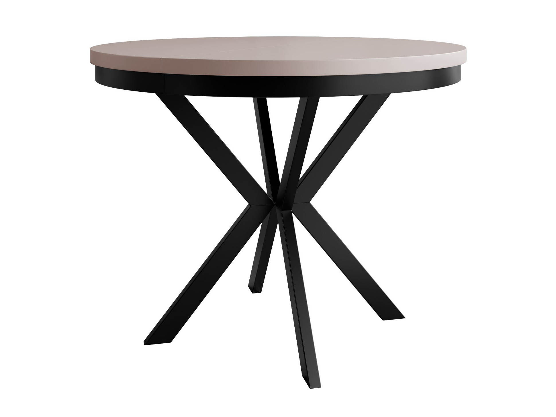 Table Oswego 156 (Cachemire + Noir)