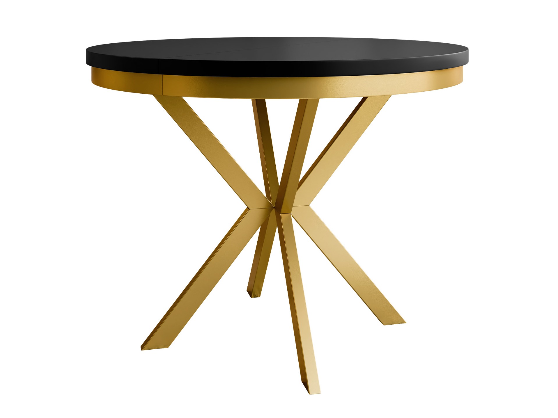 Table Oswego 156 (Noir + Doré)