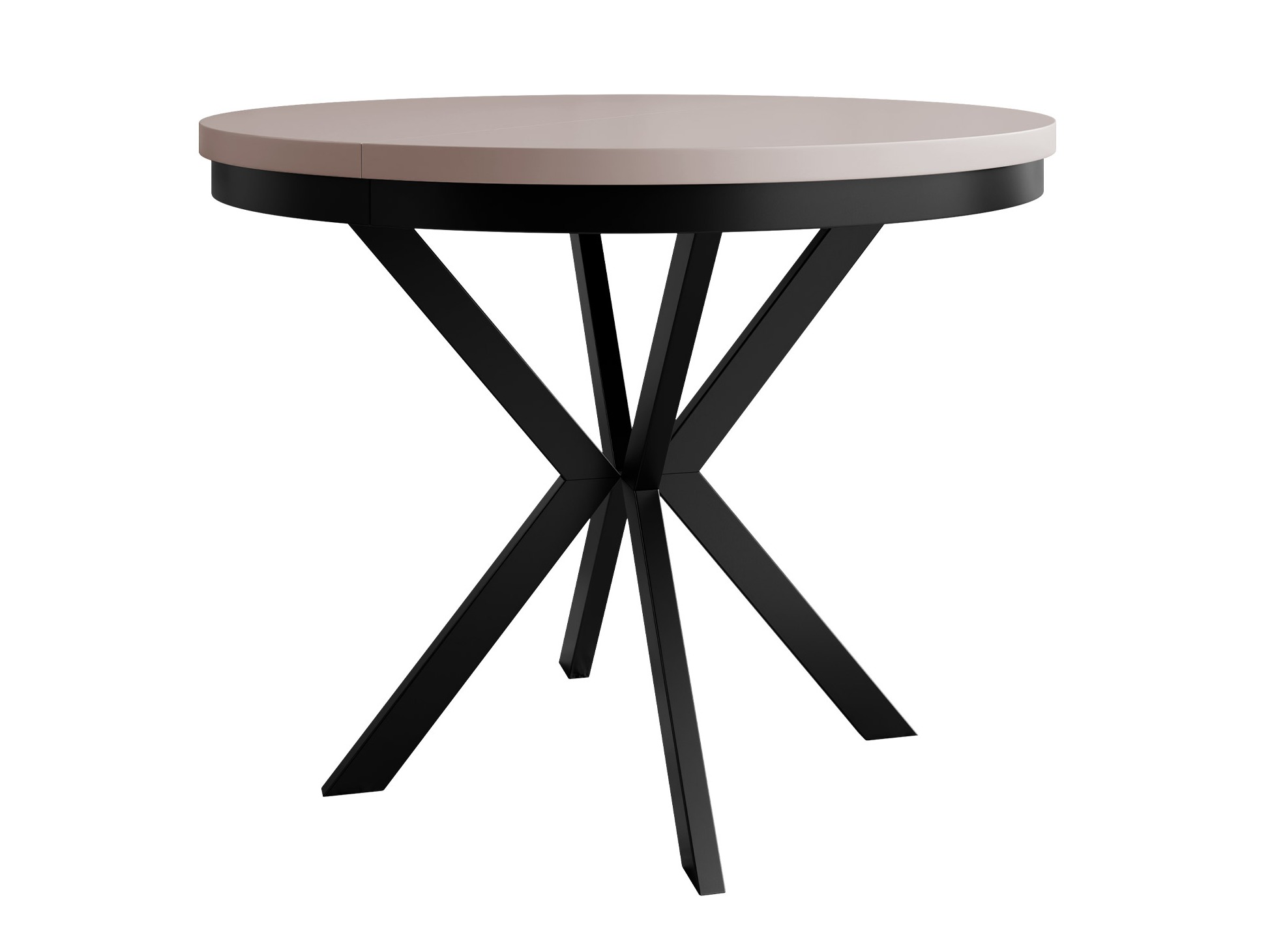 Table Oswego 157 (Cachemire + Noir)