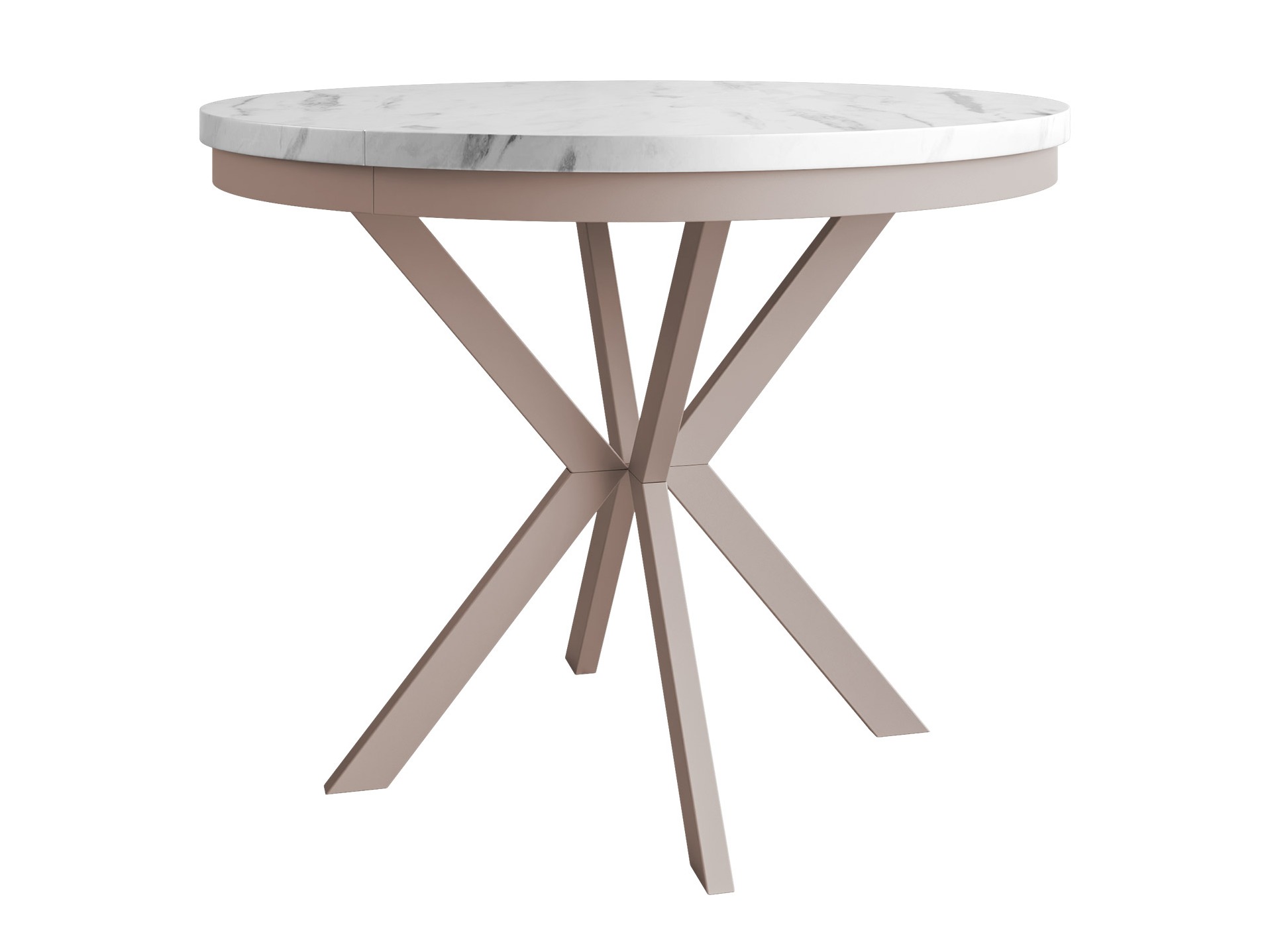 Table Oswego 157 (Marbre blanc + Cachemire)