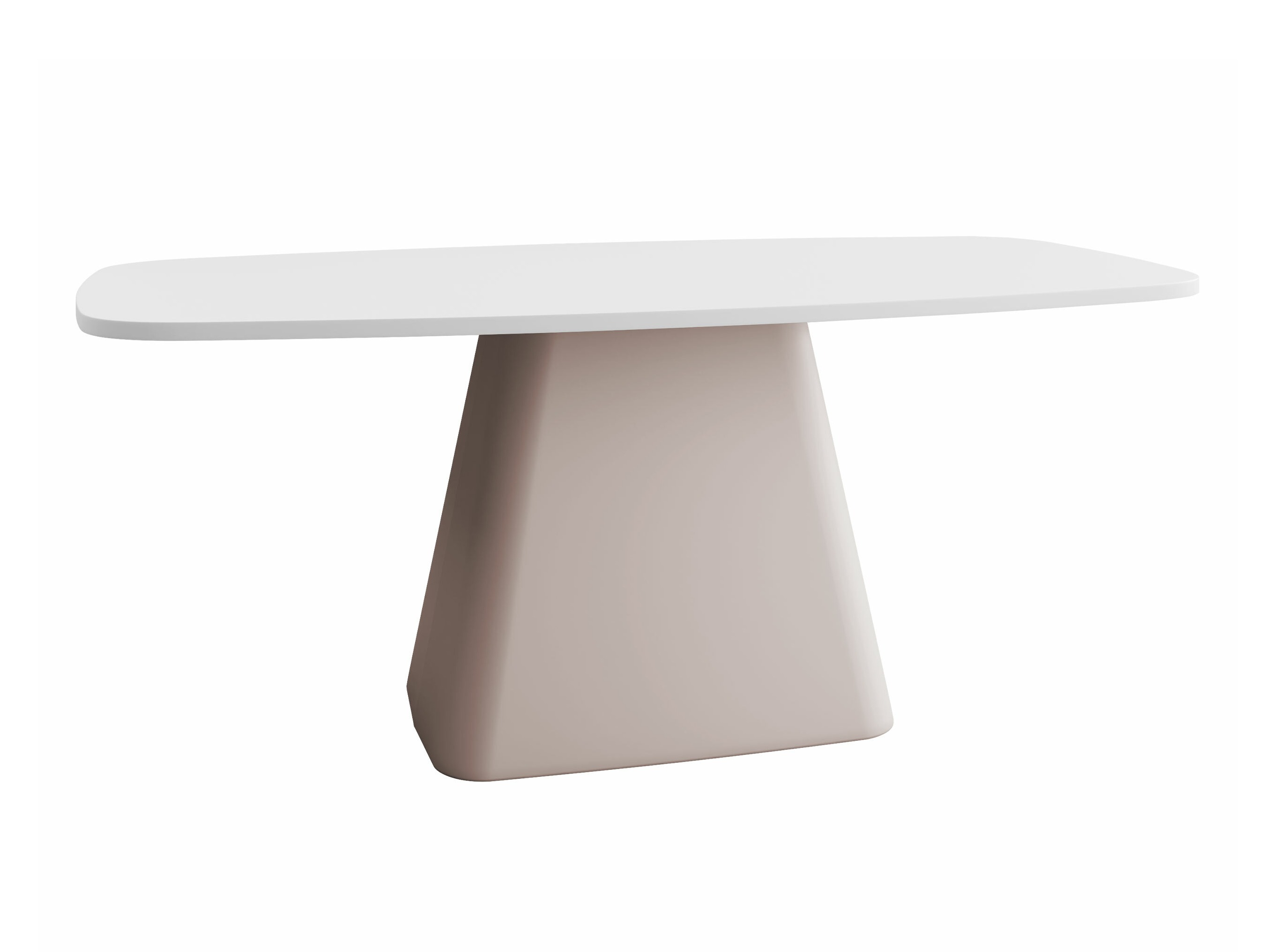Table basse Oswego 158 (Blanc + Cachemire)