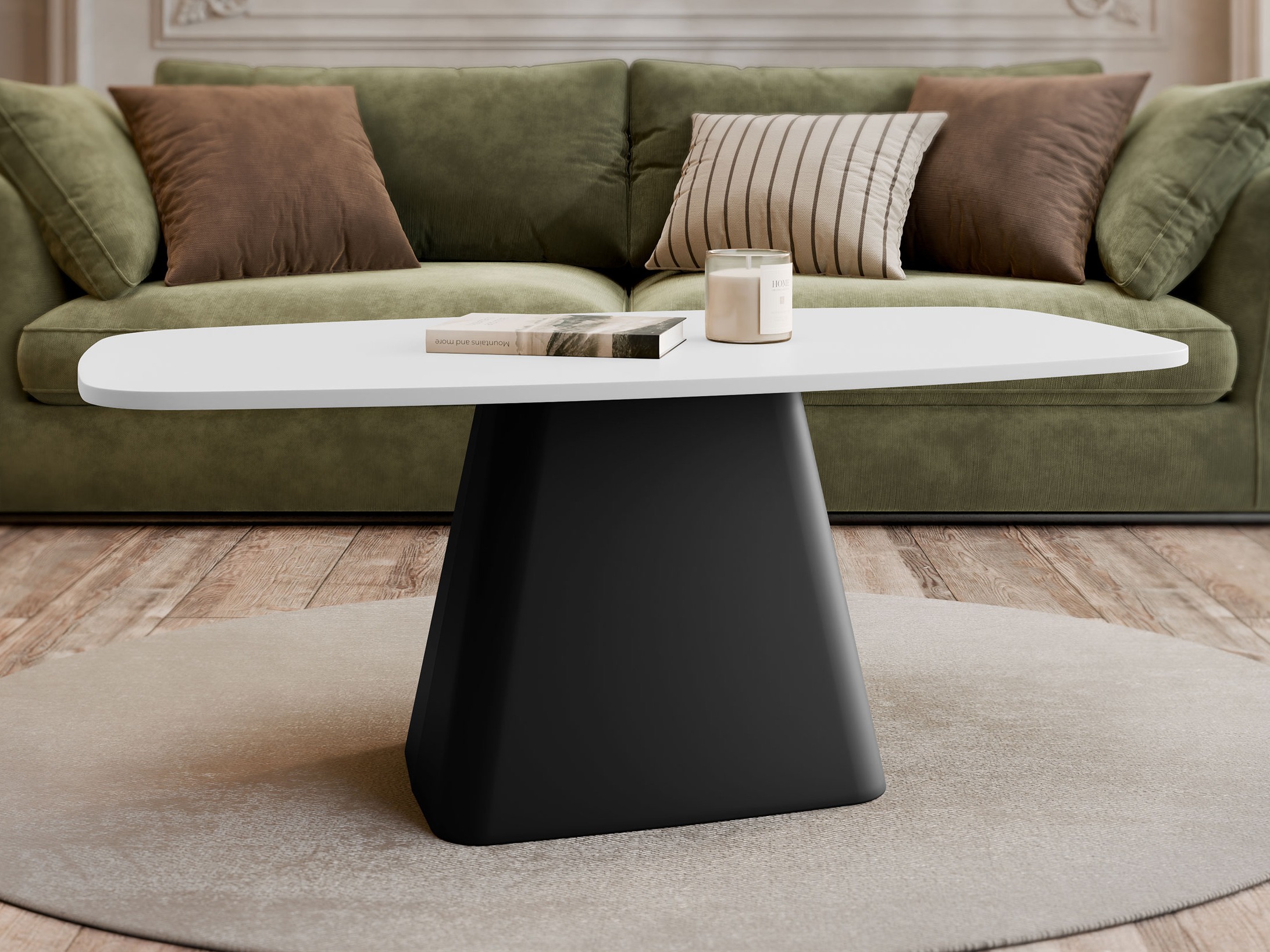 Table basse Oswego 158 (Blanc)