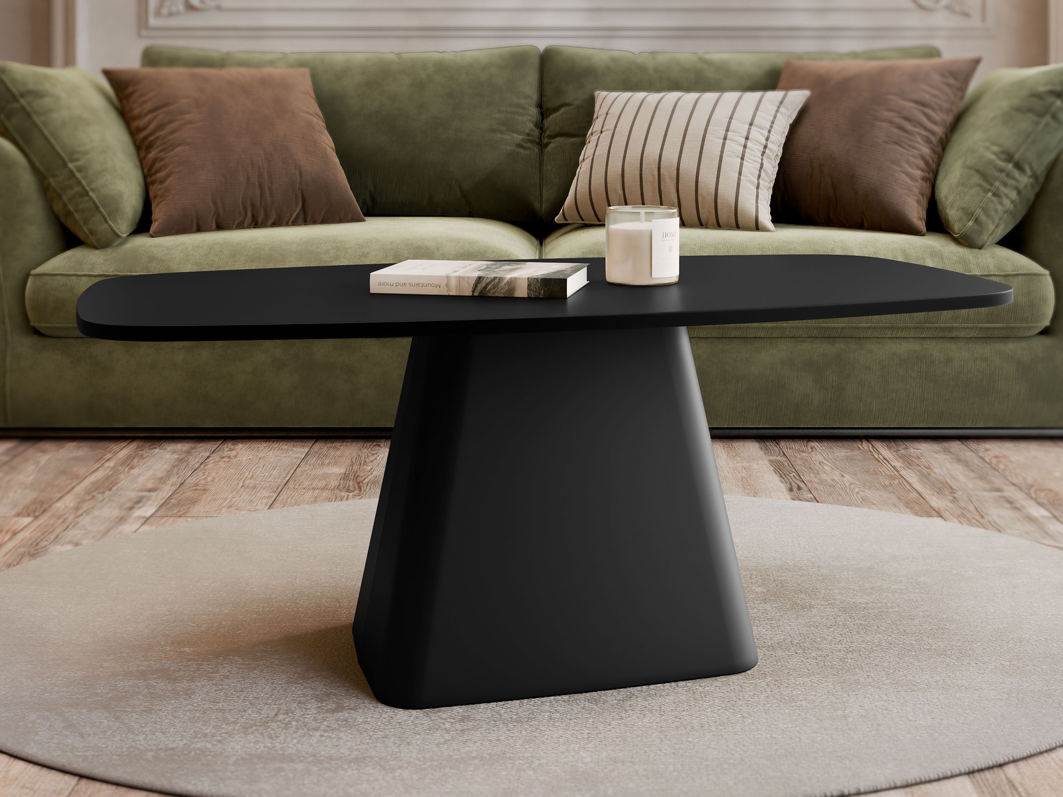 Table basse Oswego 158 (Noir)