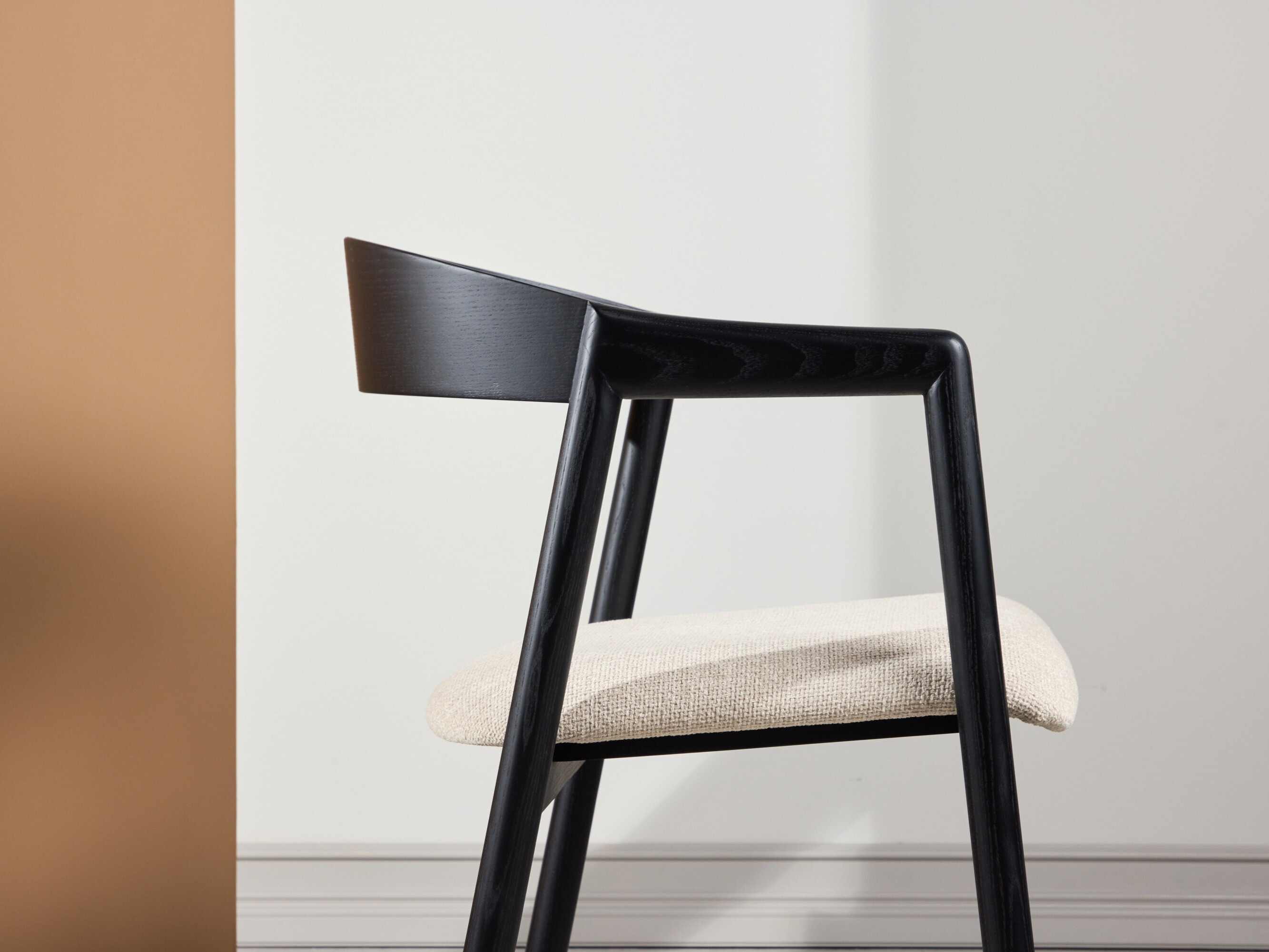 Chaise Dallas 4939 (Noir + Beige)