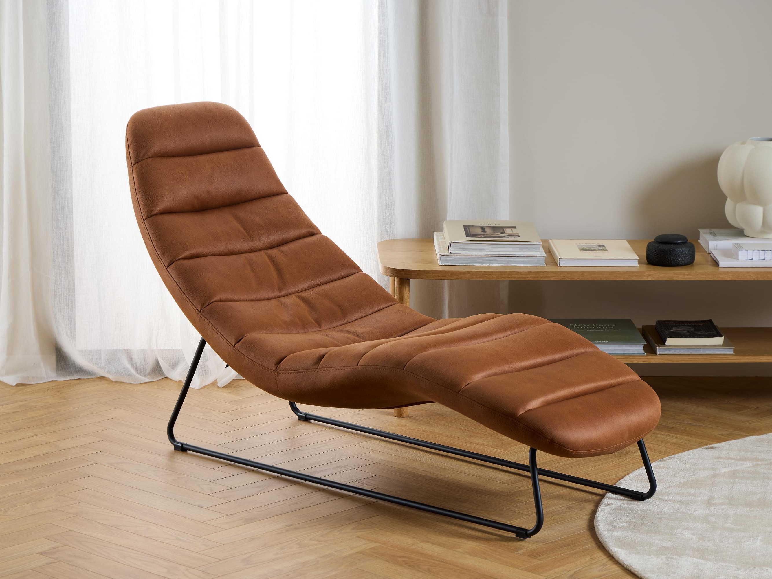 Chaise longue Norsica 844 (Marron)
