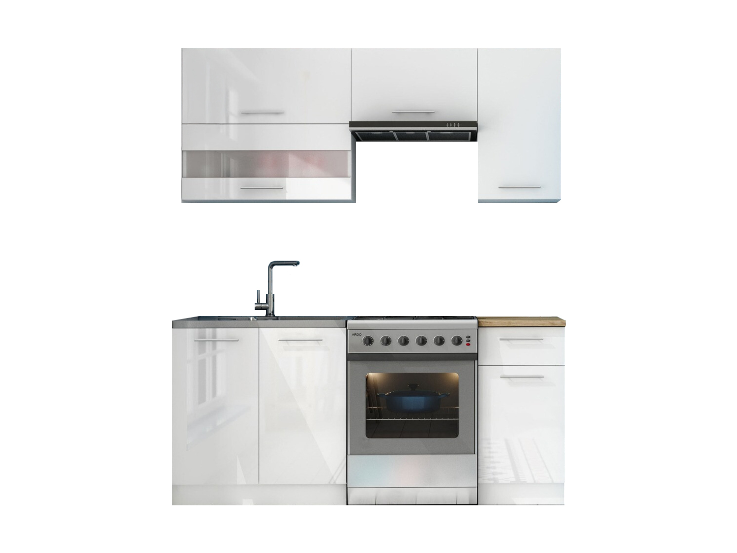 Cuisine complète modulaire Tiffa White 113