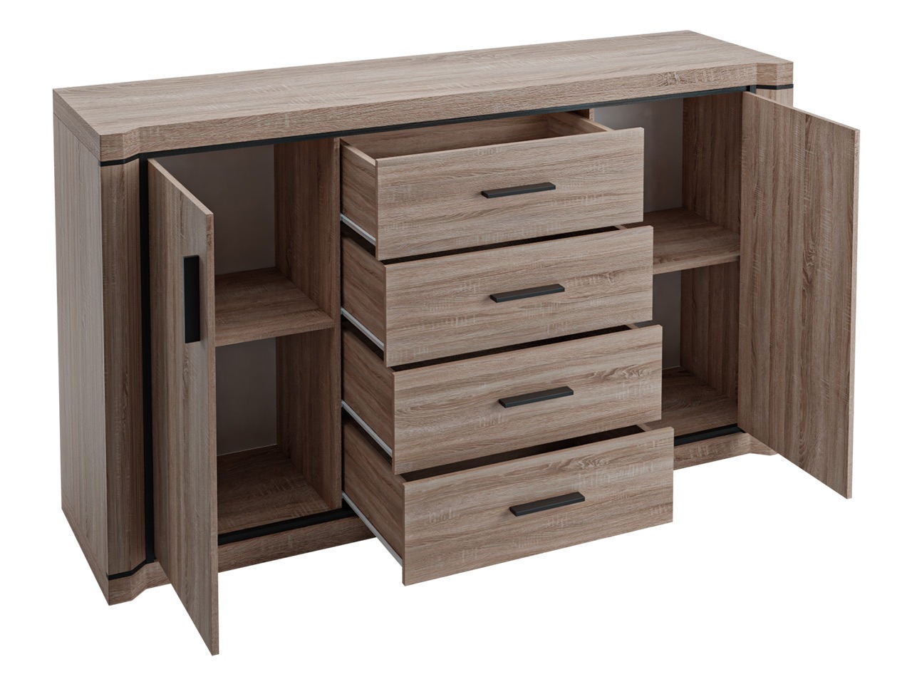 Commode Lorelie 100 (Sonoma chêne)
