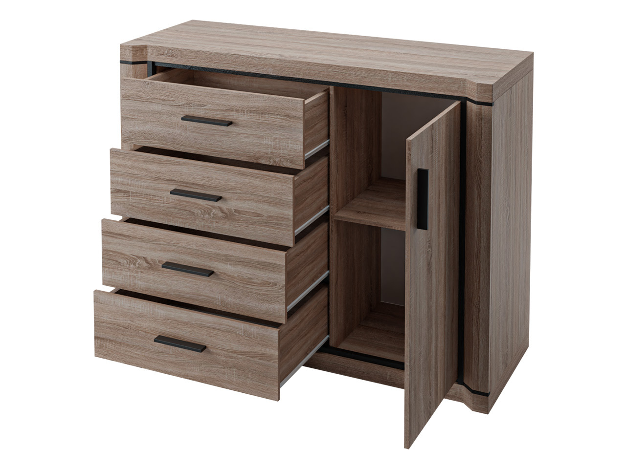 Commode Lorelie 102 (Sonoma chêne)