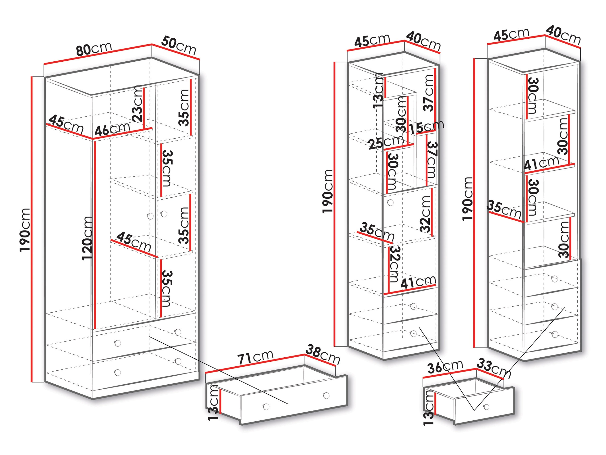 Ensemble de meubles Tesmonu 120