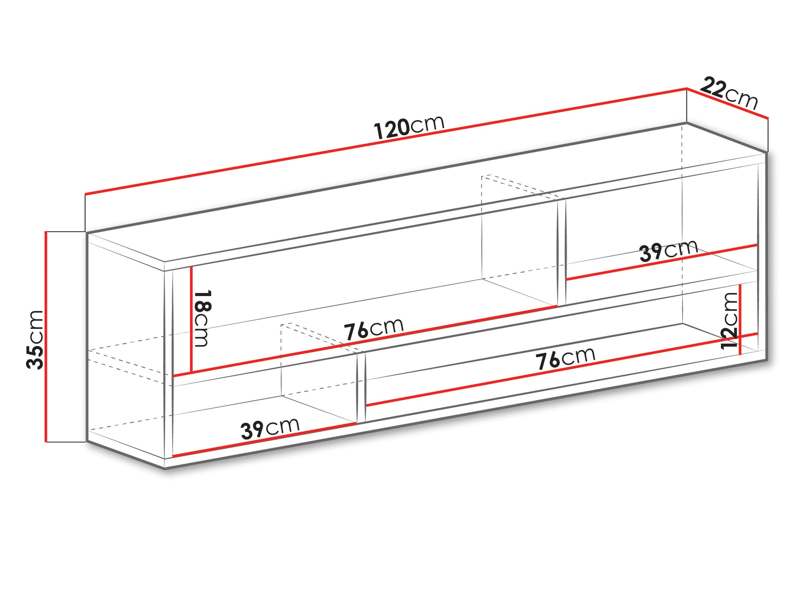 Étagère murale Tesmonu 111