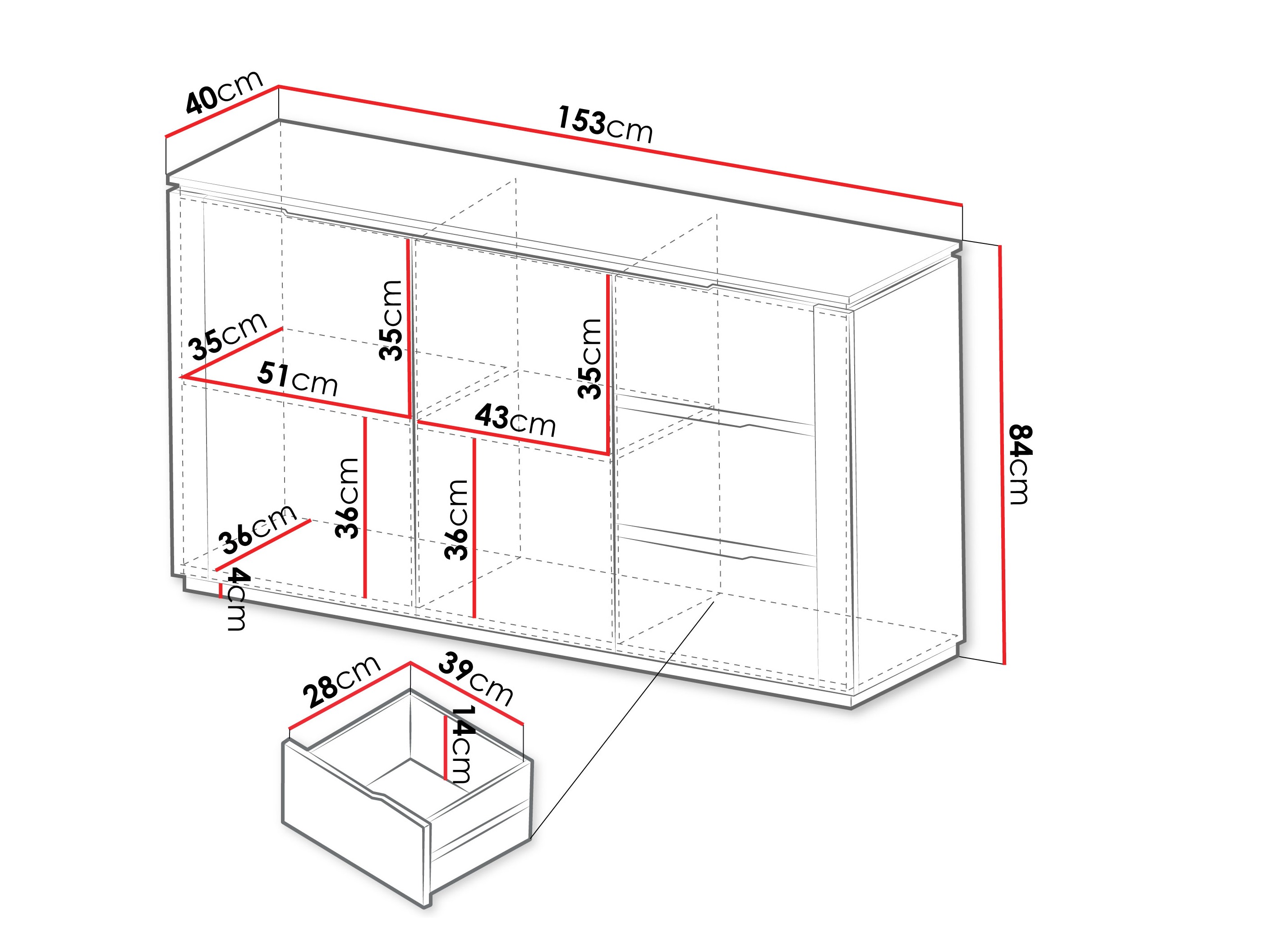 Commode Comfivo Ovitas