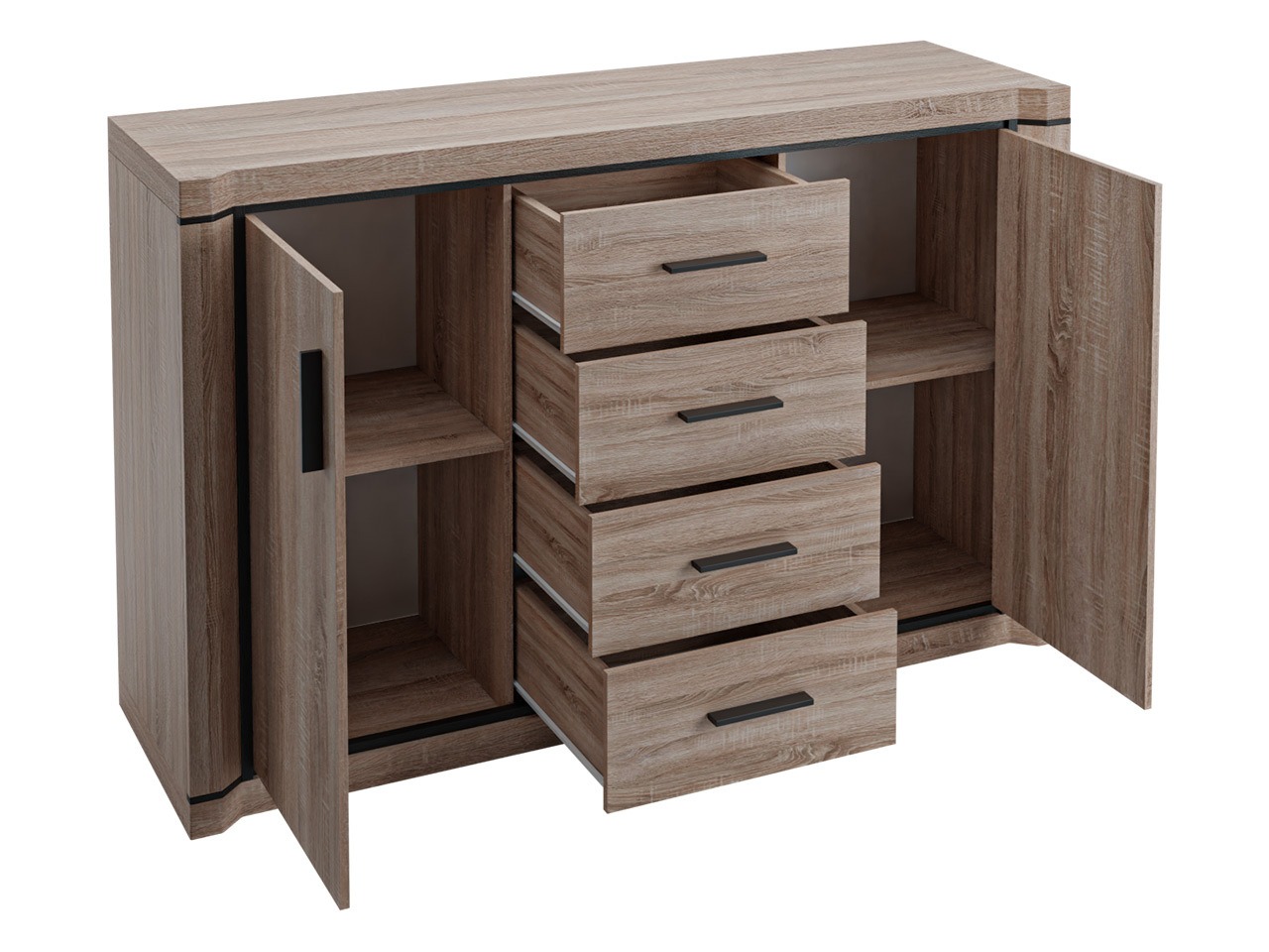 Commode Lorelie 104 (Sonoma chêne)