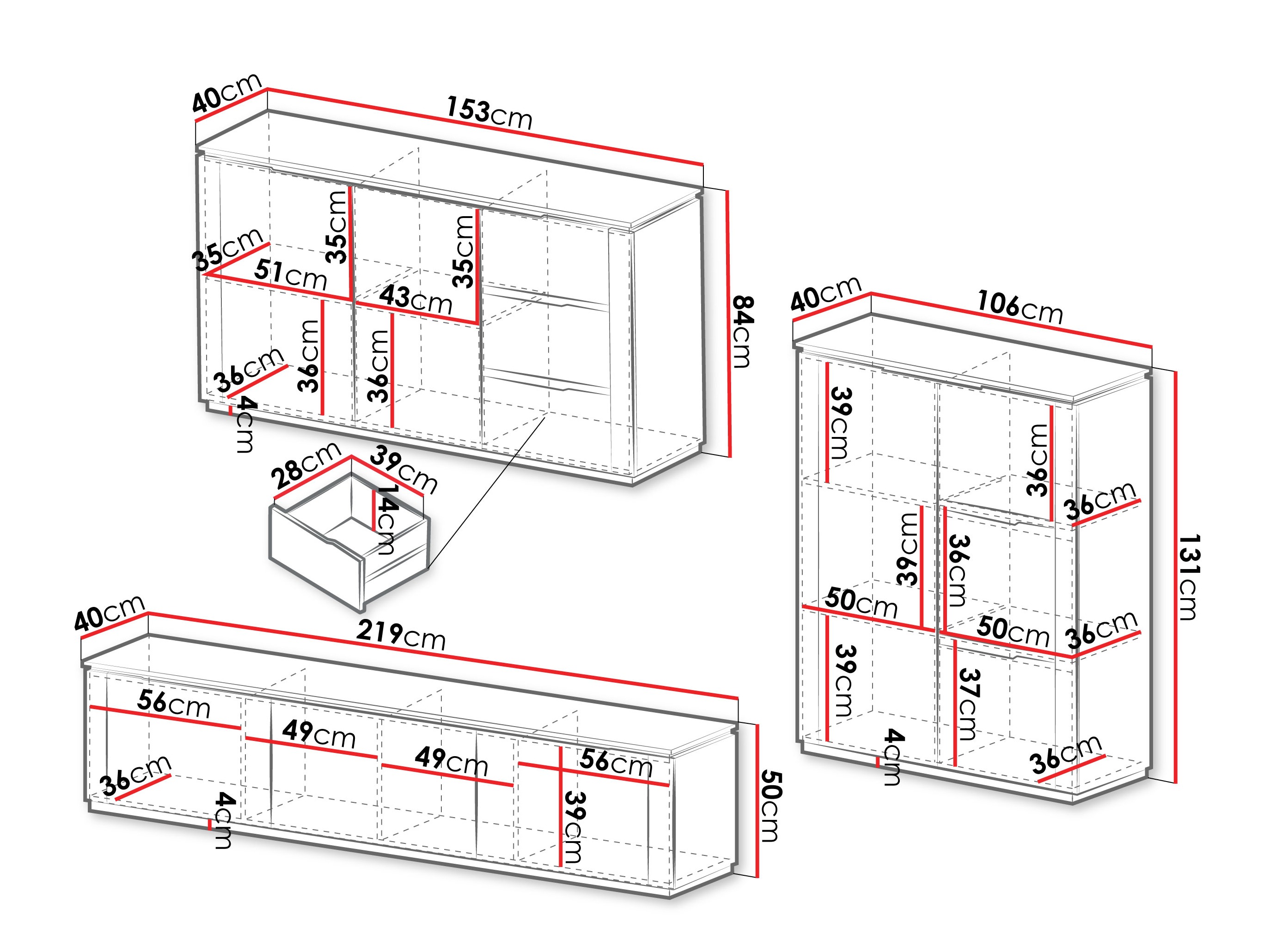 Ensemble de salon Comfivo Elivelo 104