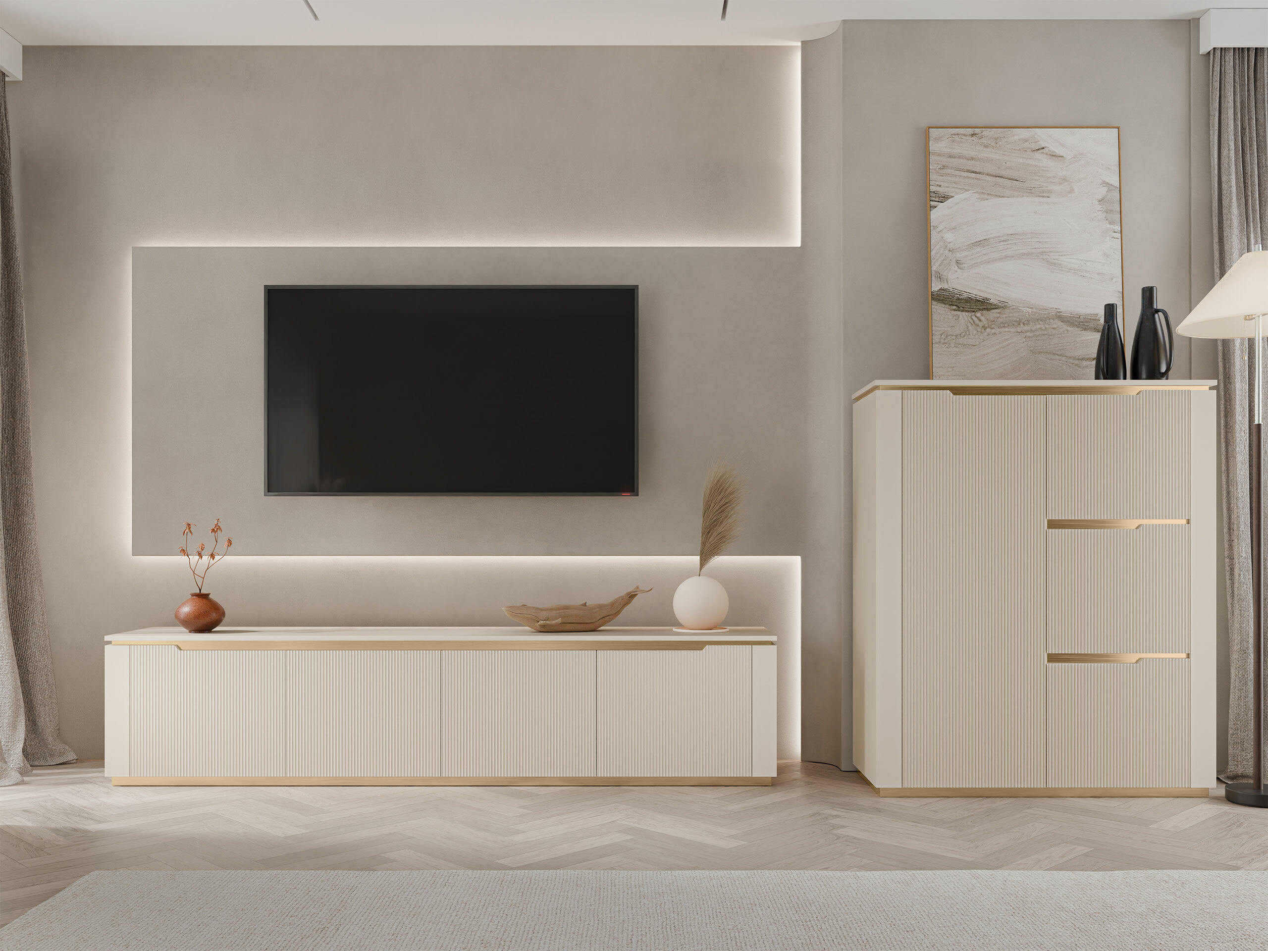 Meuble TV Comfivo Elivelo 102