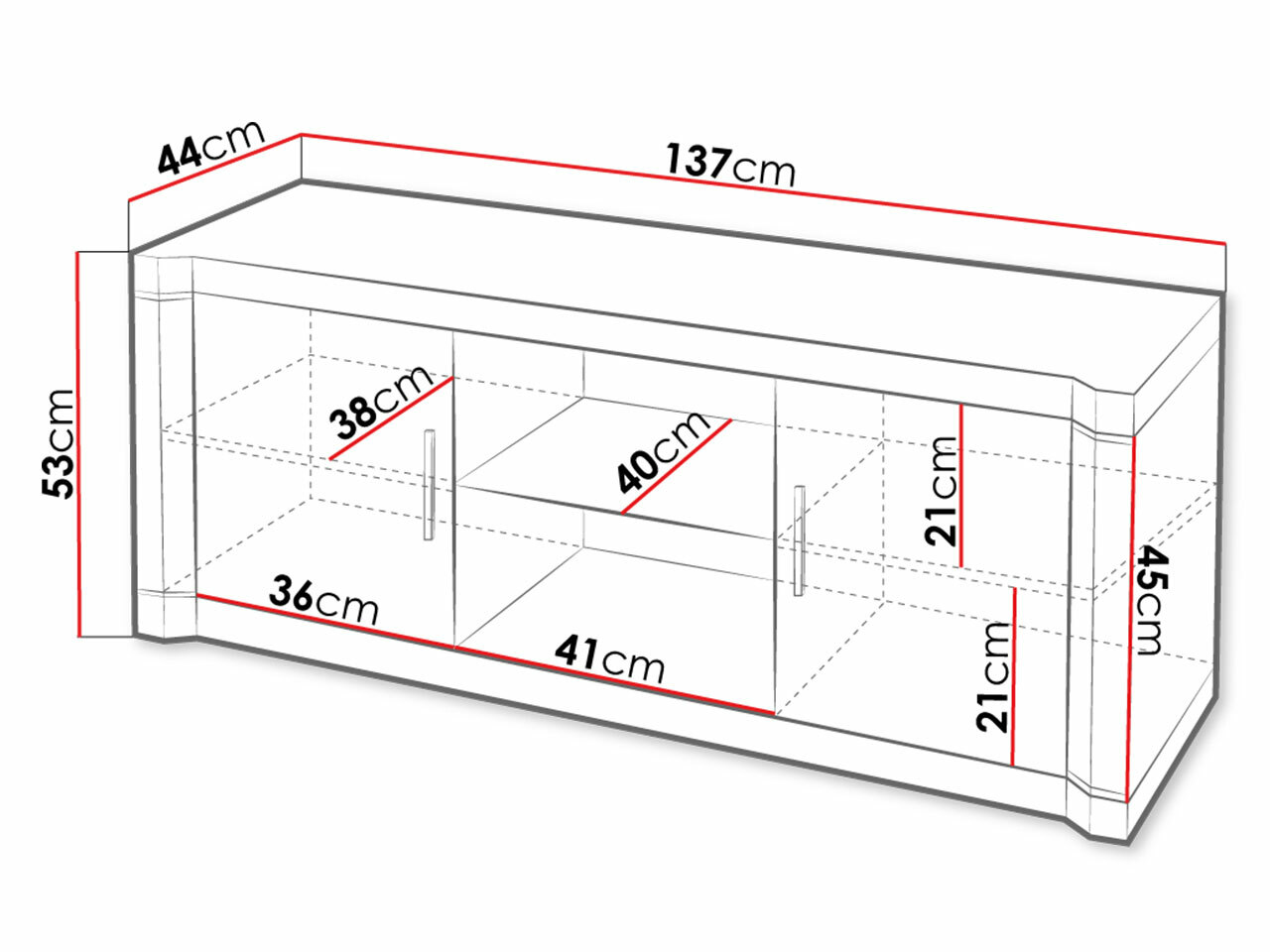 Meuble TV Lorelie 111 (Truffe chêne)