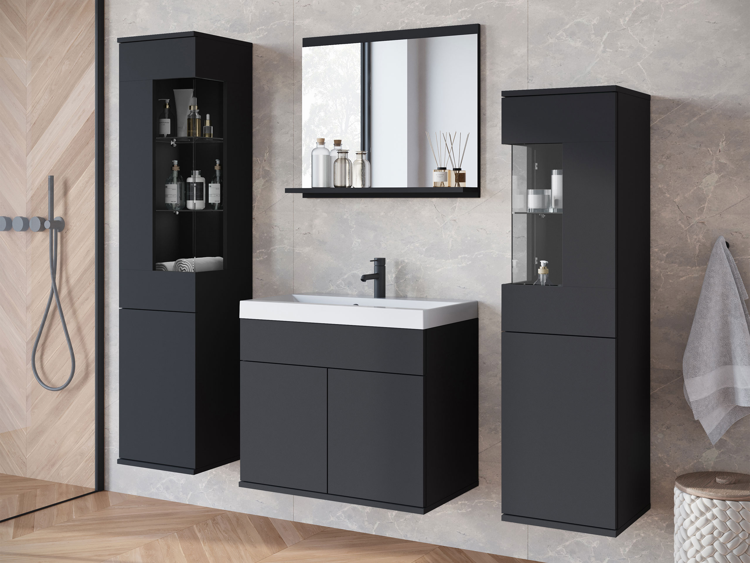 Ensemble de salle de bain Sarasota 194 (Graphite)