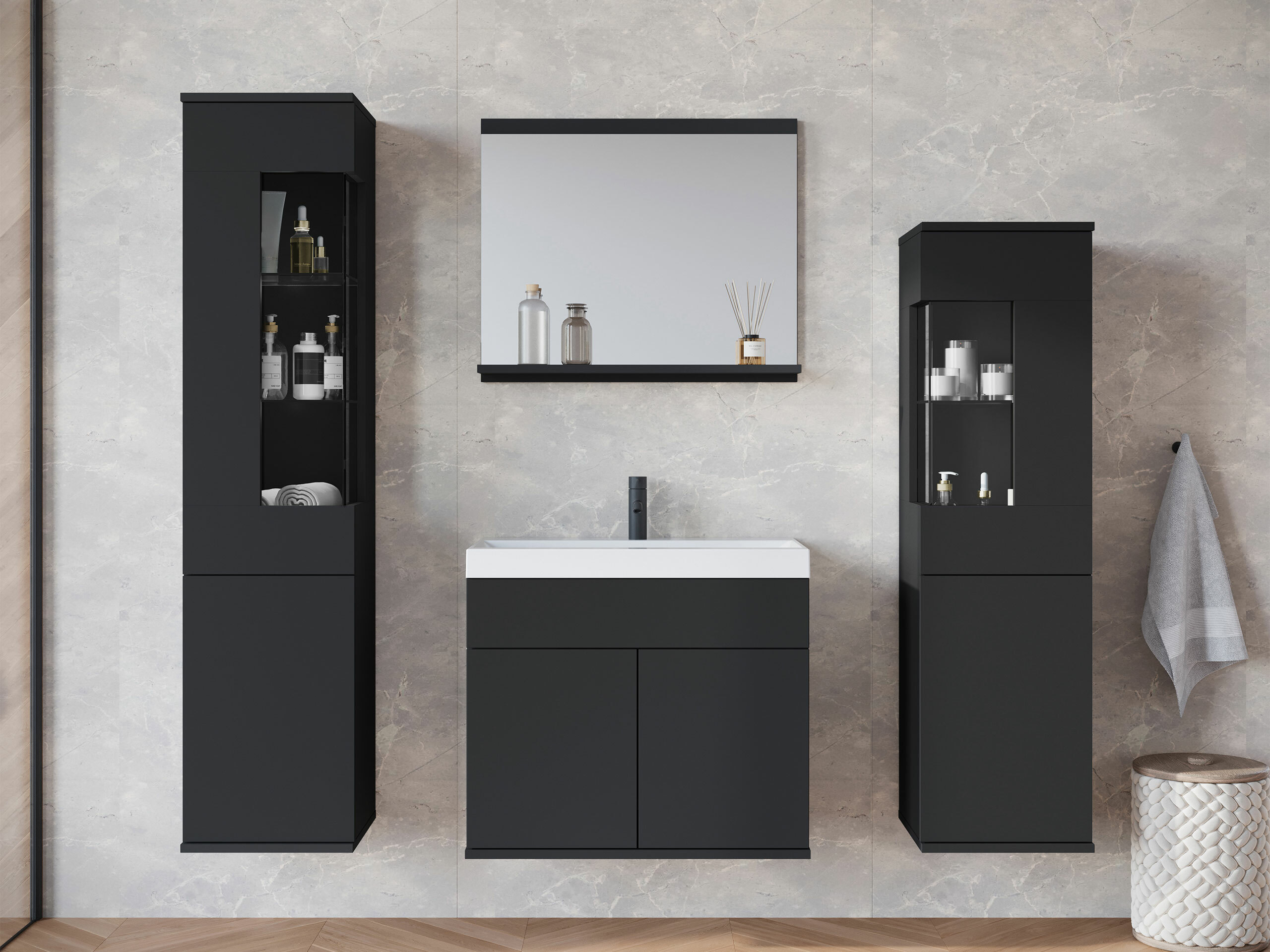 Ensemble de salle de bain Sarasota 194 (Graphite)