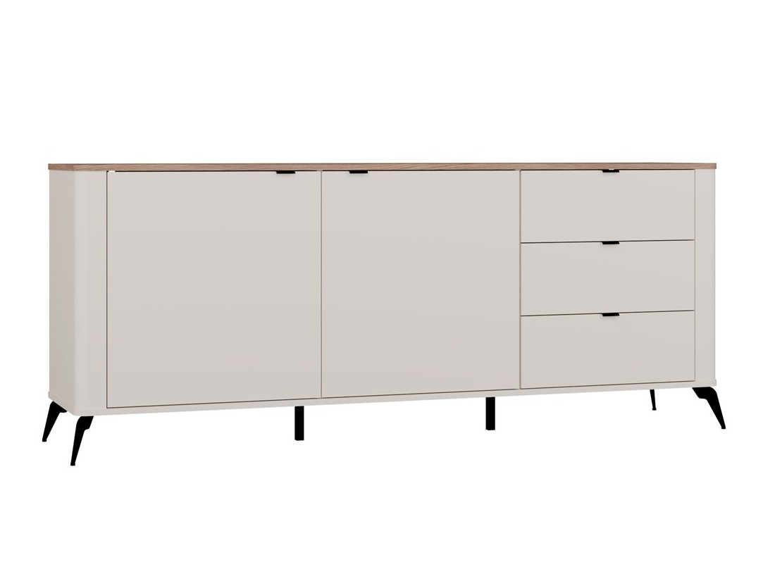 Commode Soavie 106 (Cachemire + Chêne)