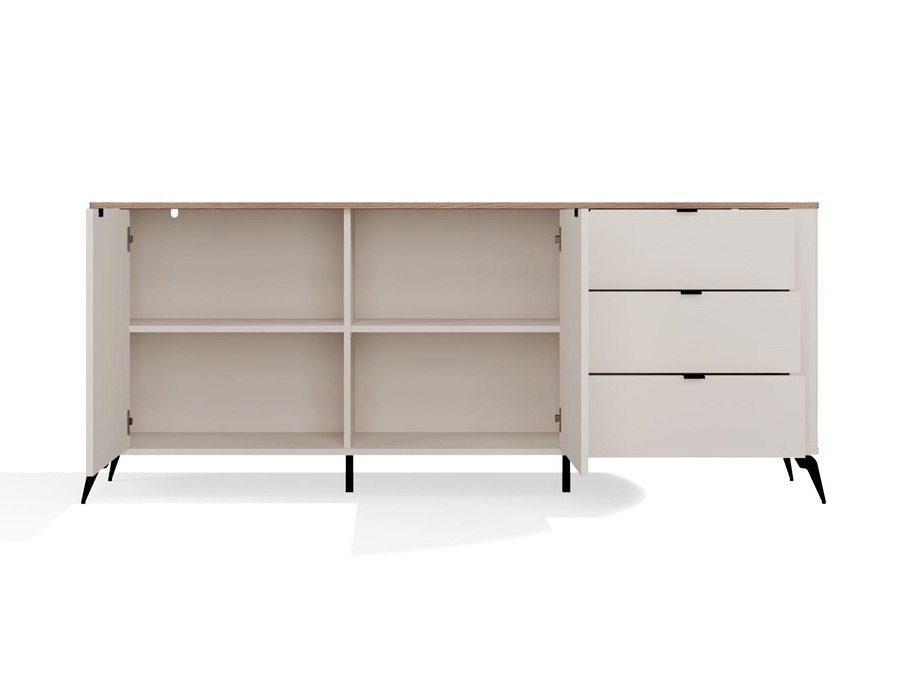 Commode Soavie 106 (Cachemire + Chêne)