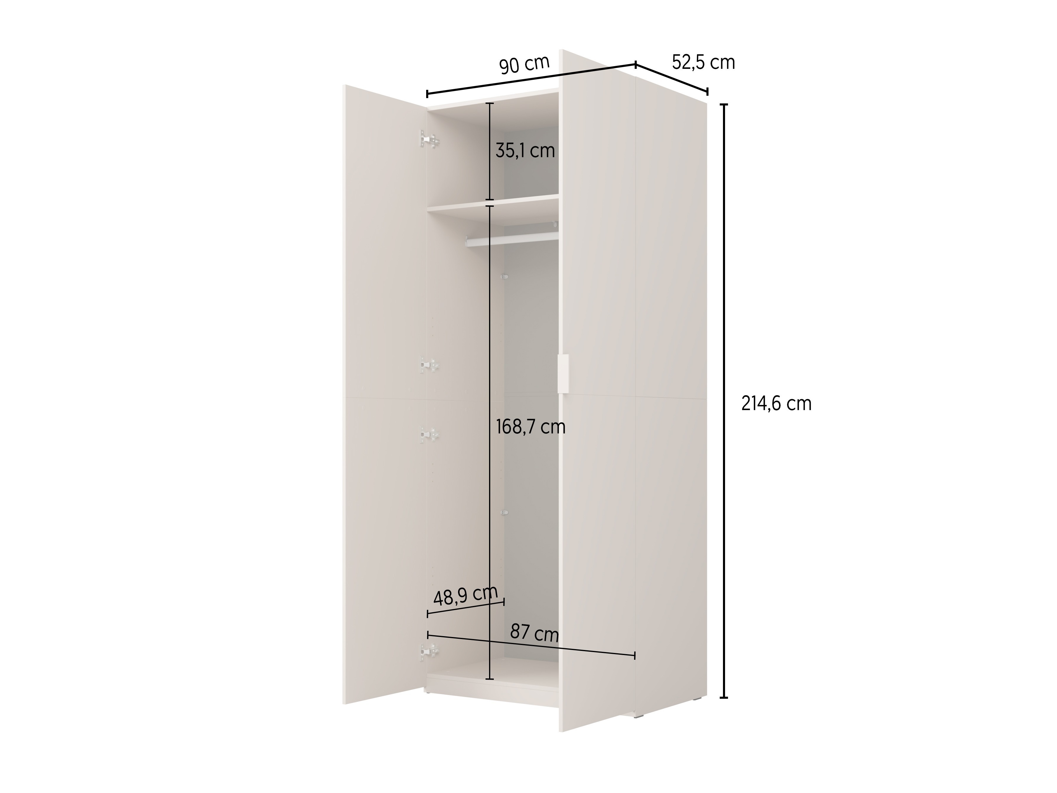 Armoire Austin 387 (Chêne wotan)