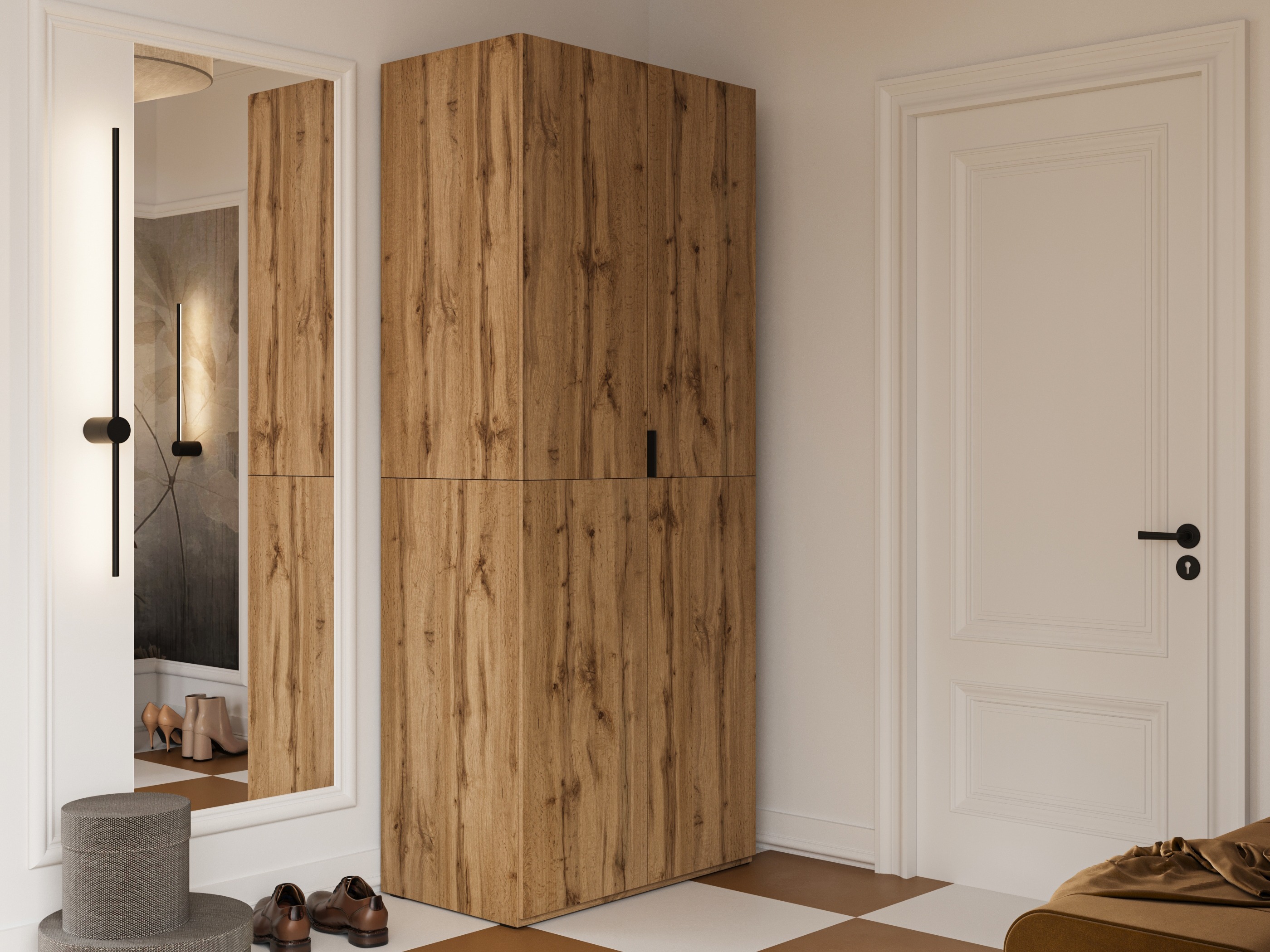 Armoire Austin 387 (Chêne wotan)