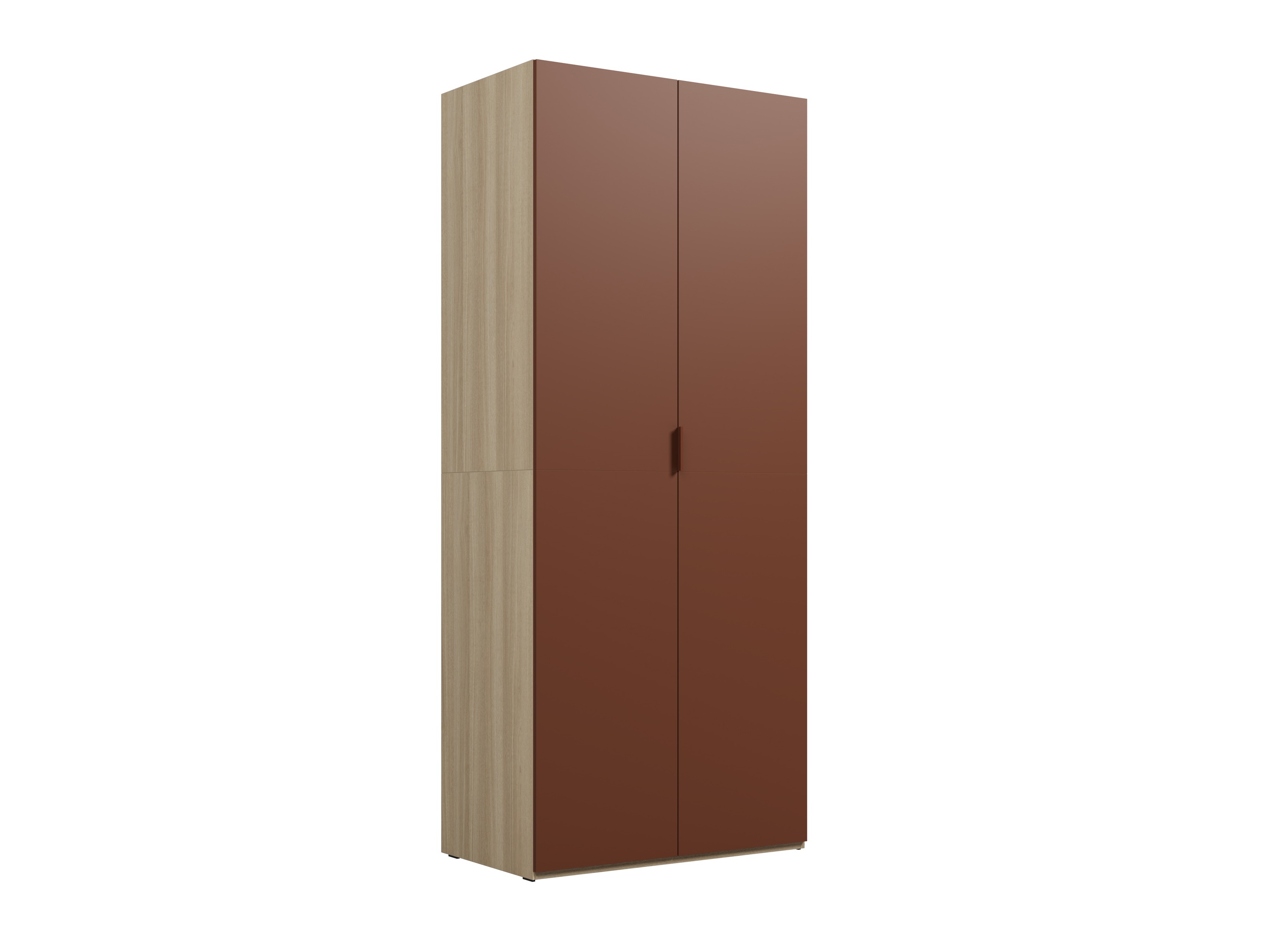 Armoire Austin 387 (Orange + Chêne)