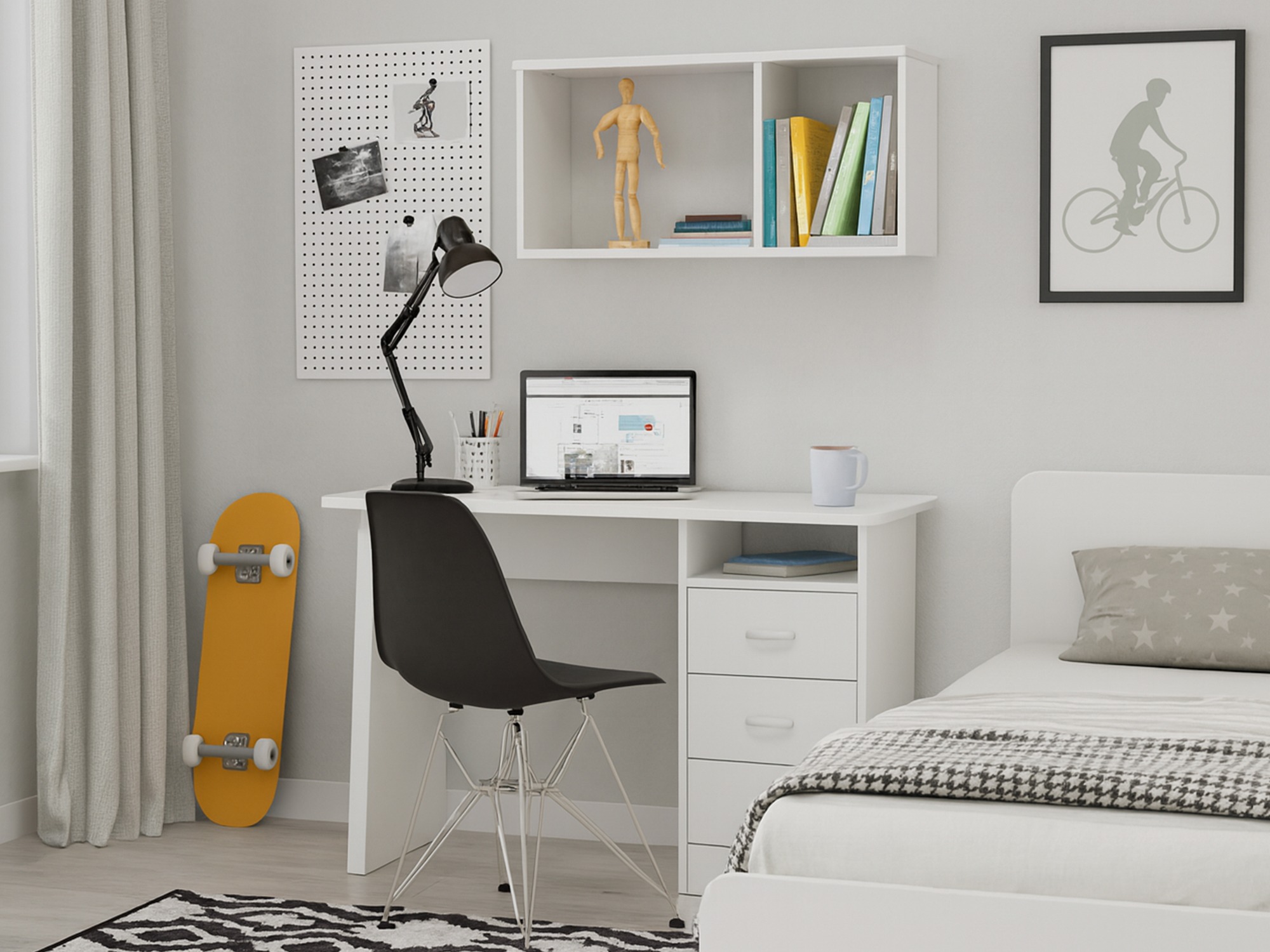 Bureau Ontario 204 (Blanc)