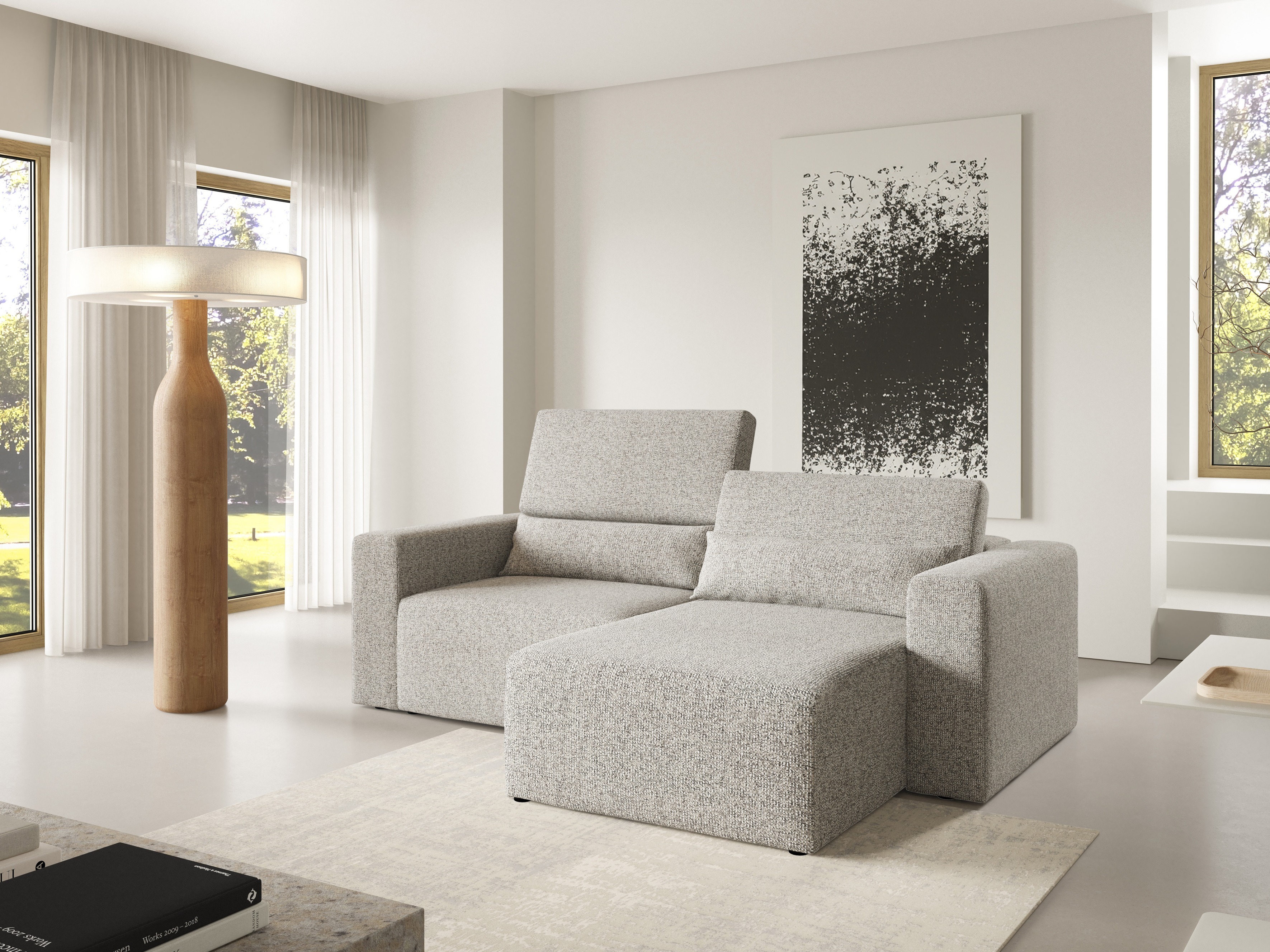 Canapé d'angle modulaire Virorle 105 (Puente 09)