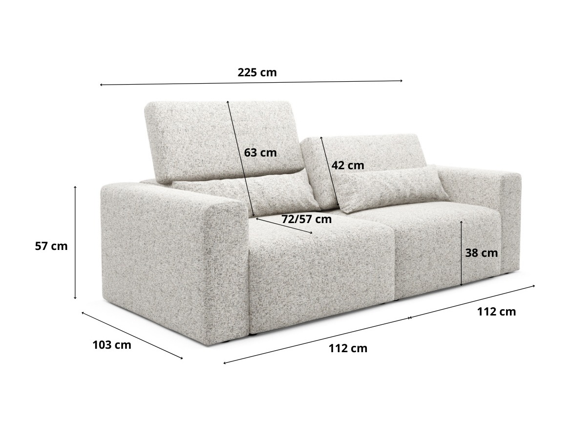 Canapé modulaire Virorle 104 (Puente 03)