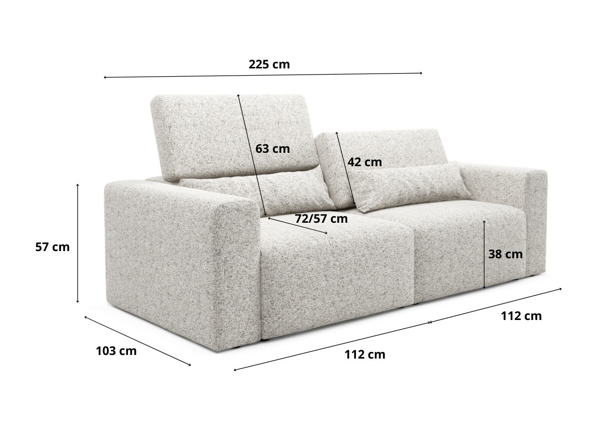 Canapé modulaire Virorle 104 (Puente 11)