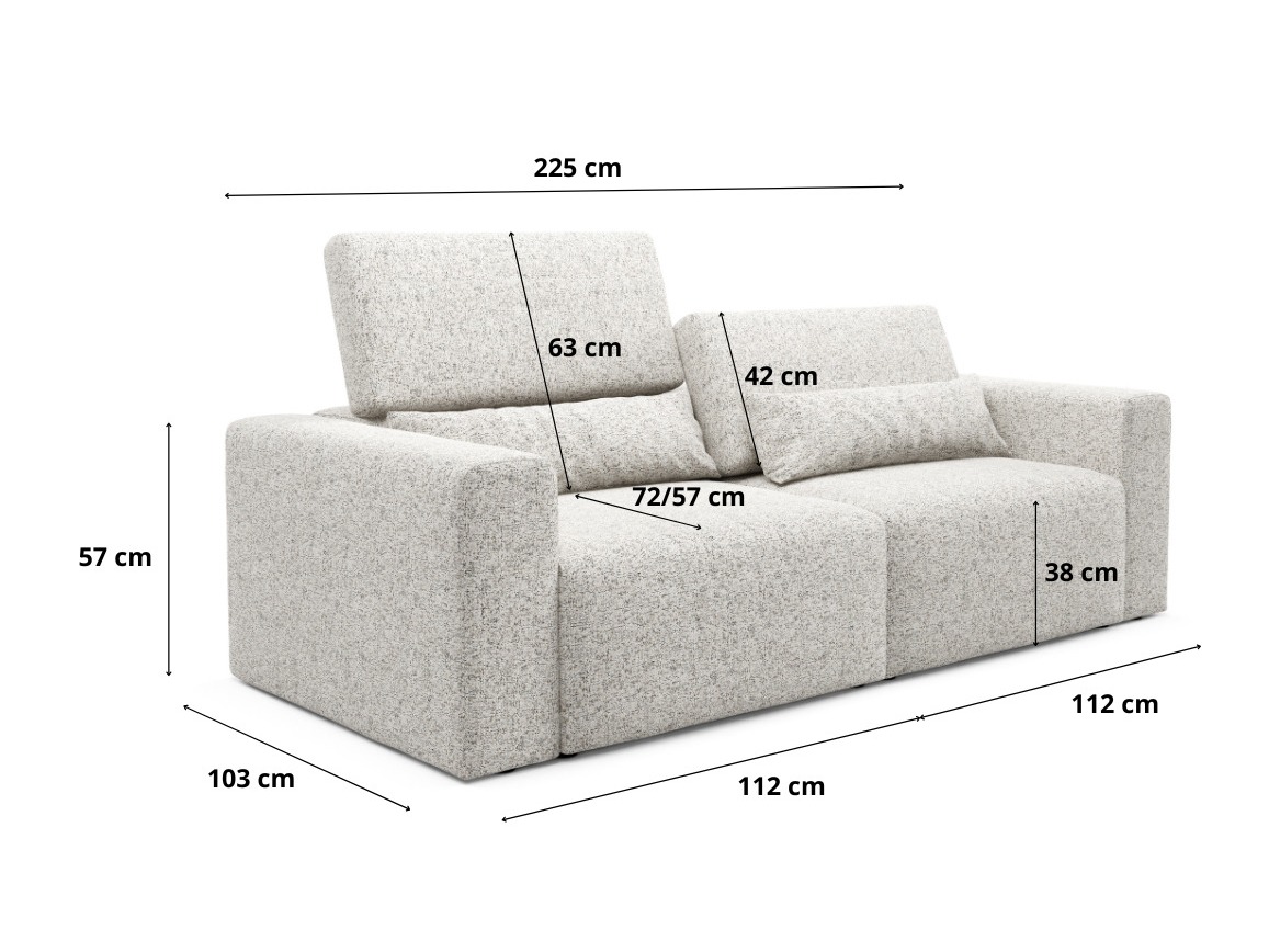 Canapé modulaire Virorle 104 (Puente 92)