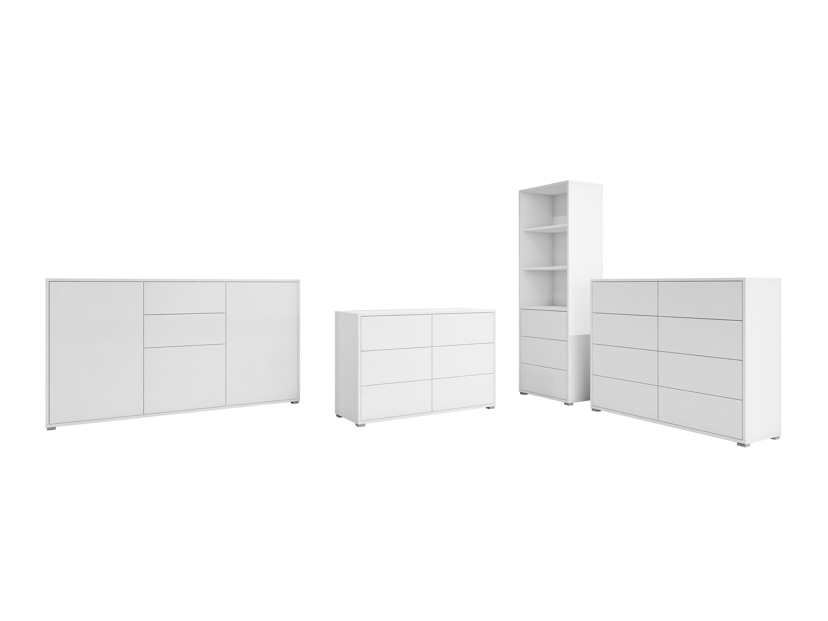 Ensemble de salon Comfivo Fersoe 108 (Blanc)