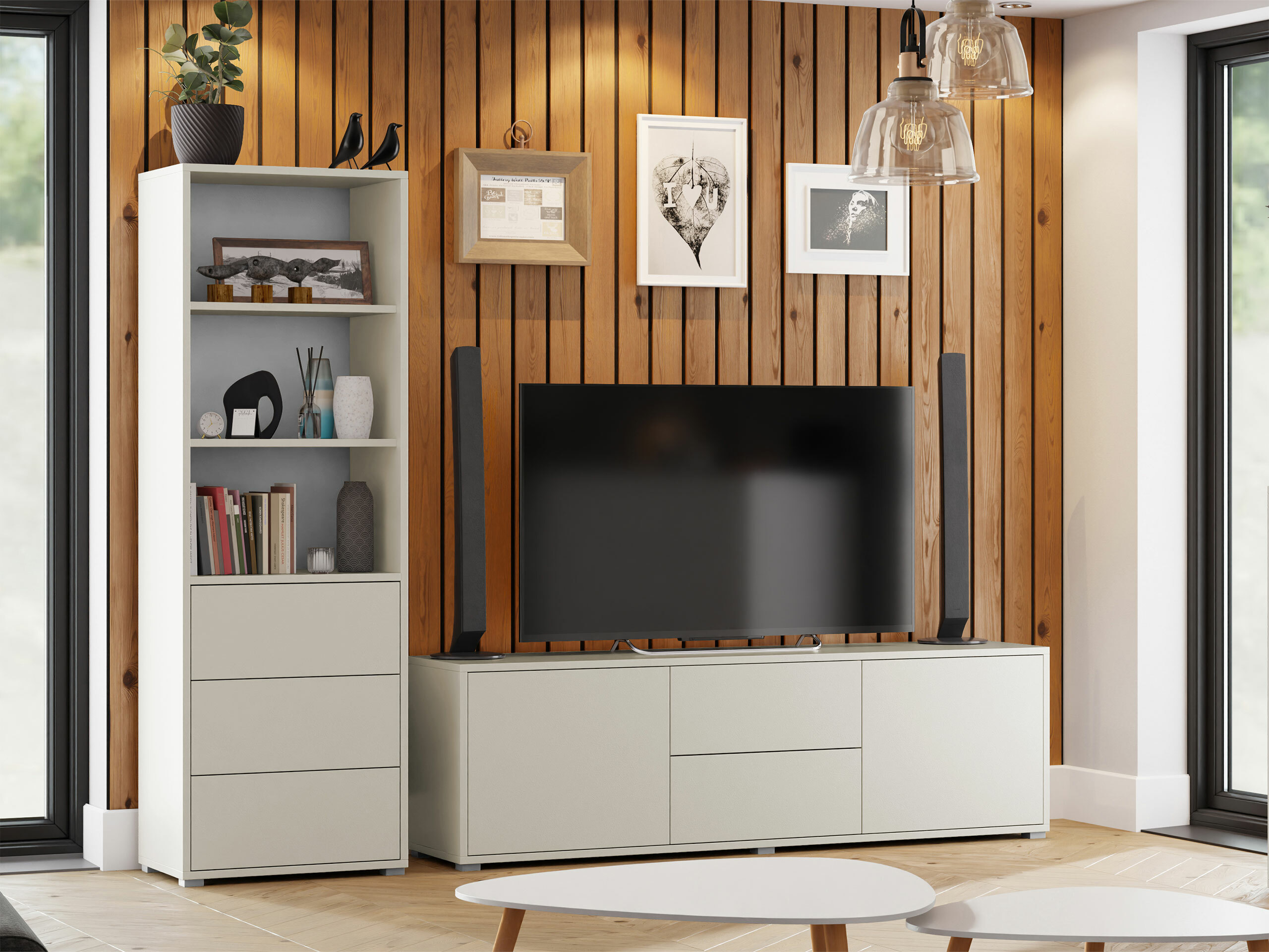 Ensemble de salon Comfivo Tutela IV (Cachemire)
