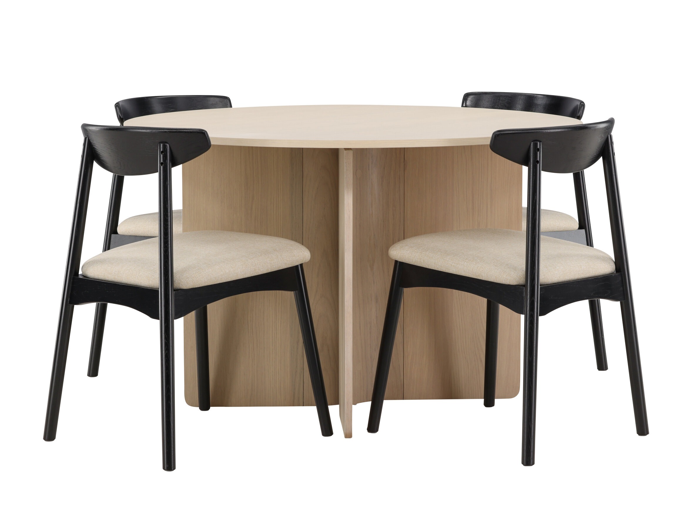 Salle à manger complète Dallas 4986 (Clair bois)