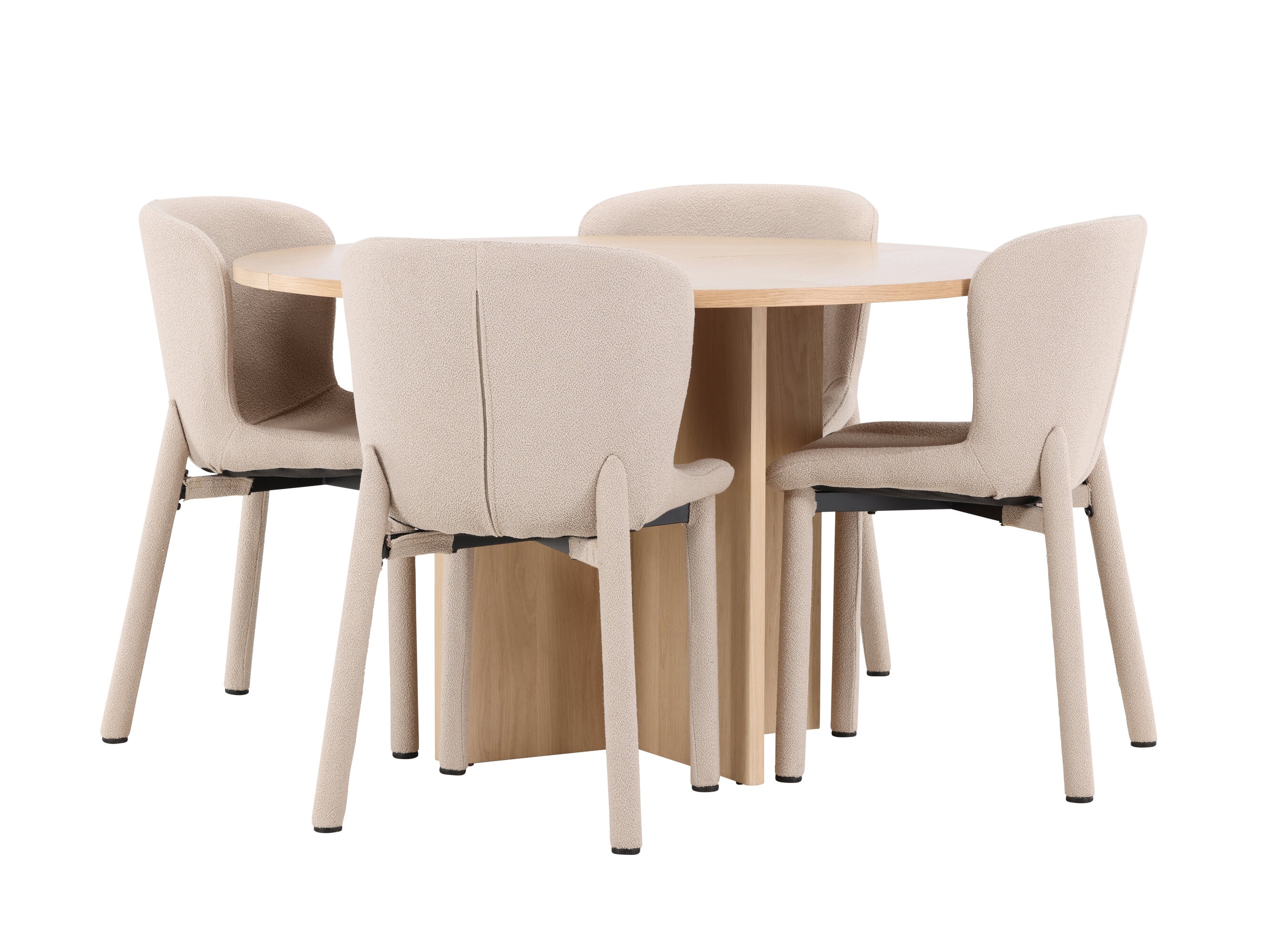 Salle à manger complète Dallas 4988 (Chêne)