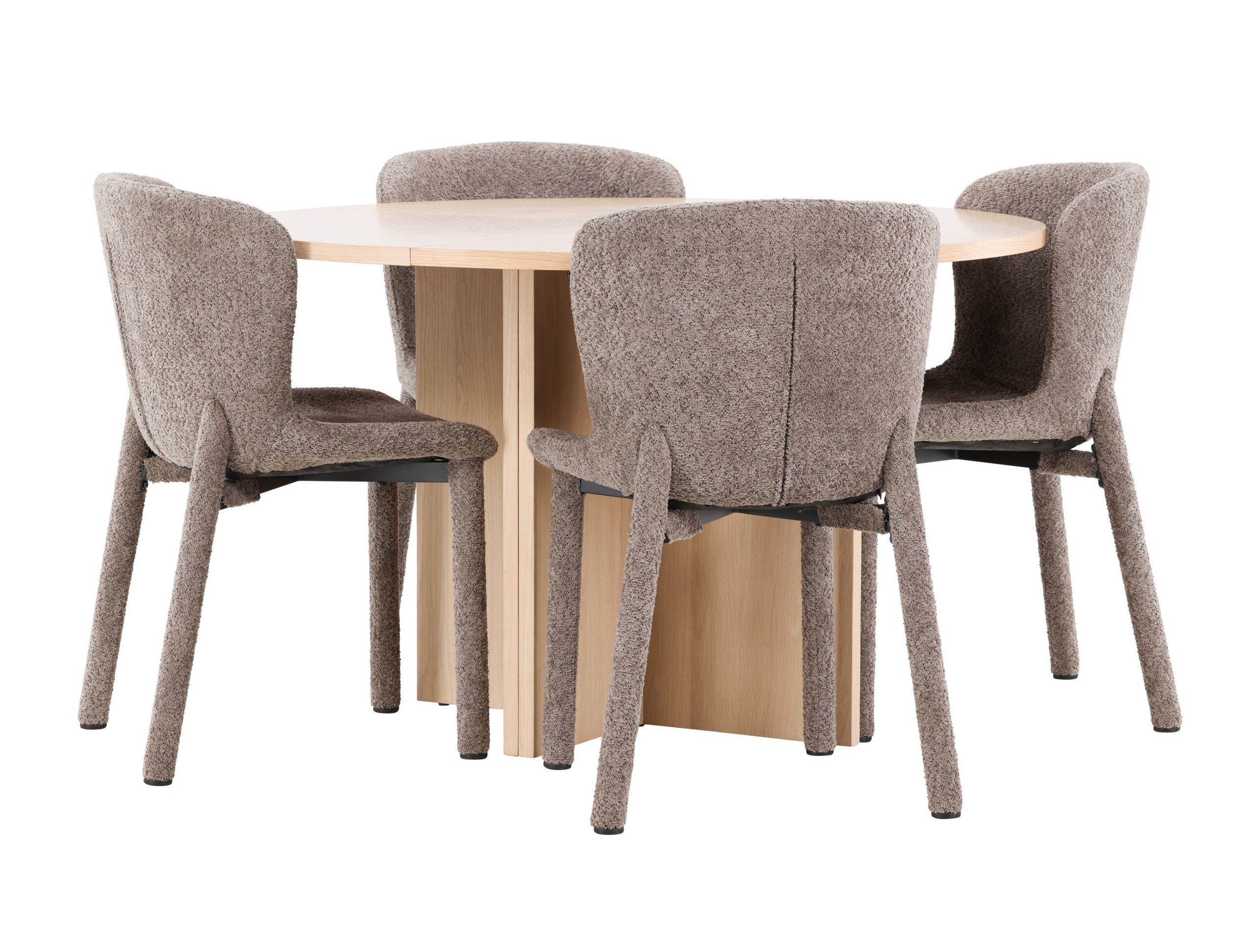 Salle à manger complète Dallas 4988 (Chêne)