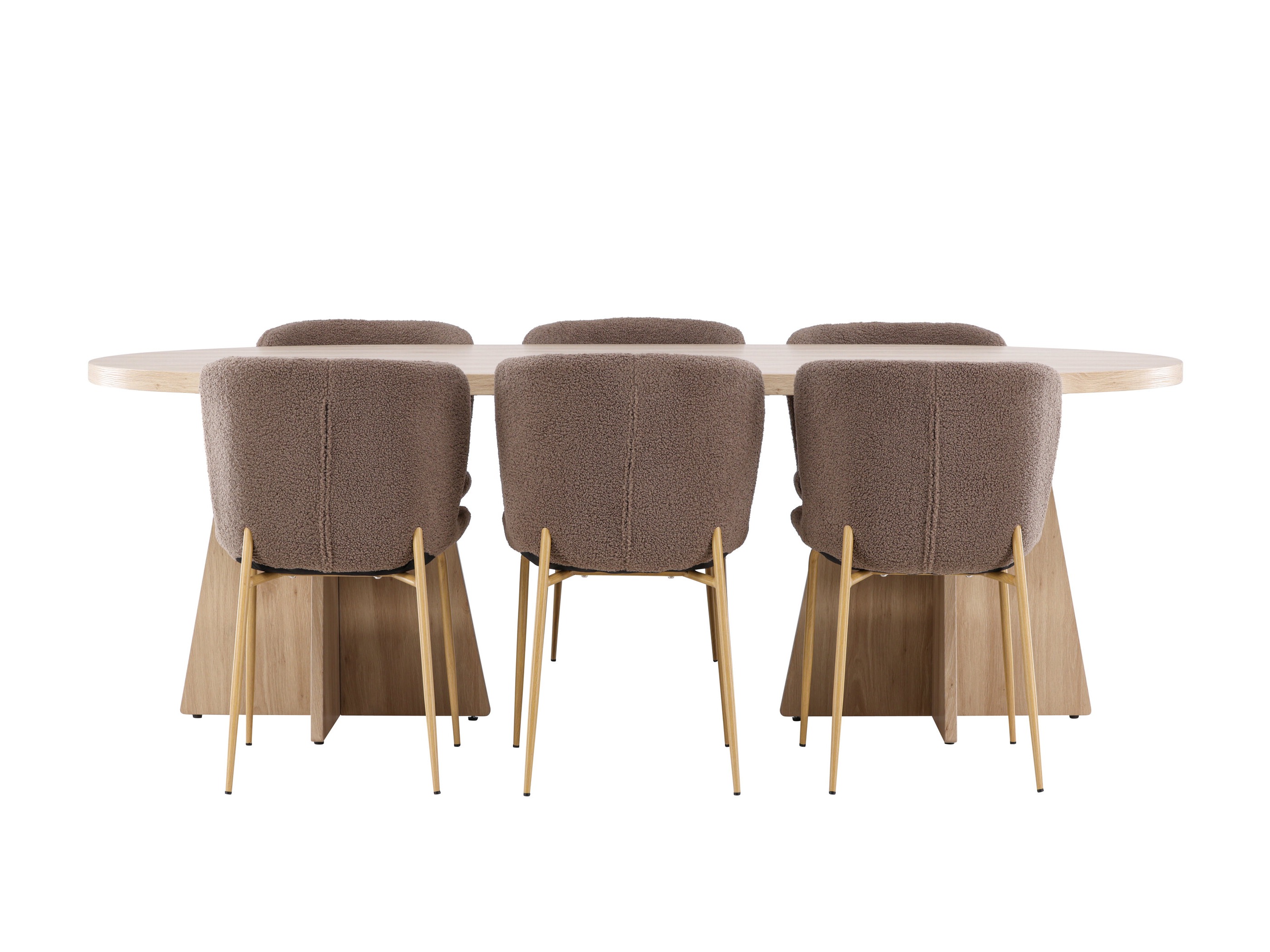Salle à manger complète Dallas 4990 (Marron)
