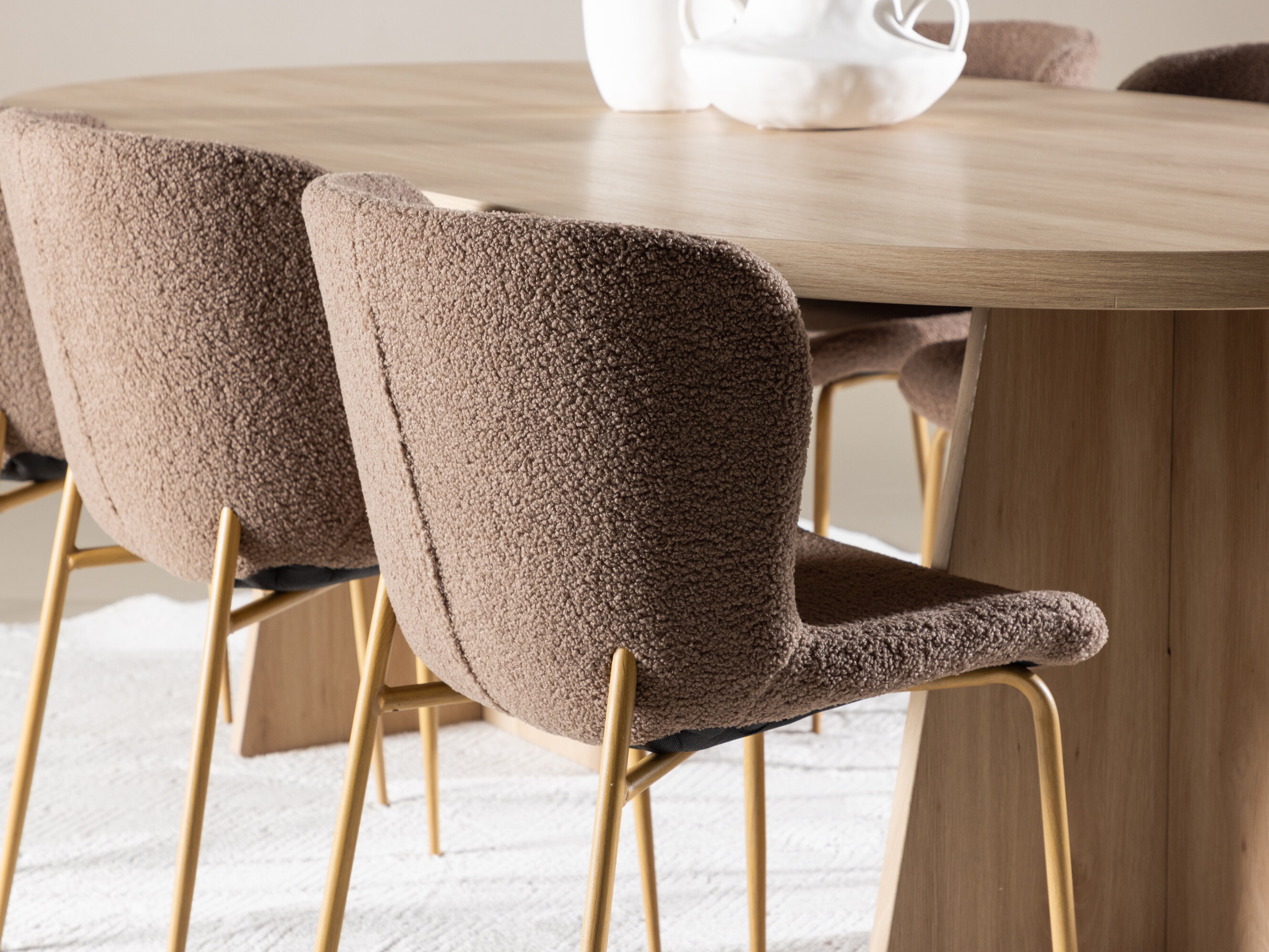 Salle à manger complète Dallas 4990 (Marron)
