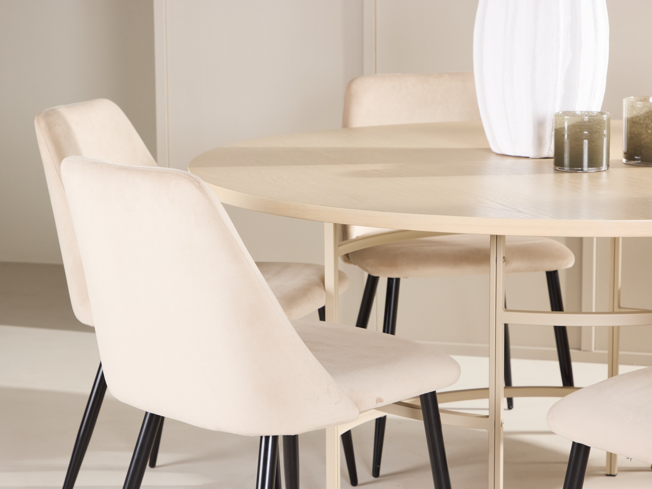 Salle à manger complète Dallas 4994 (Brun clair)