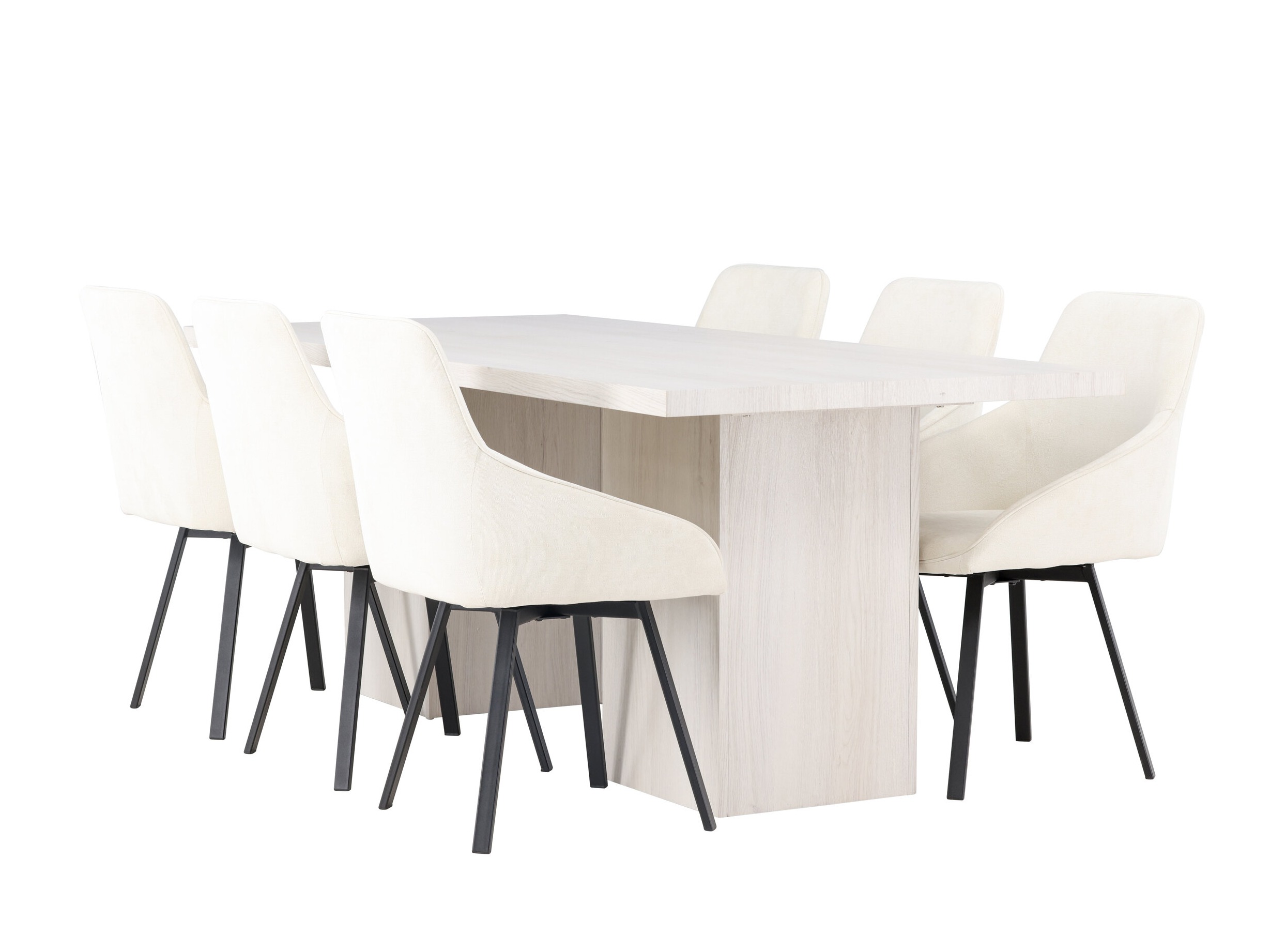Salle à manger complète Dallas 4996 (Beige)
