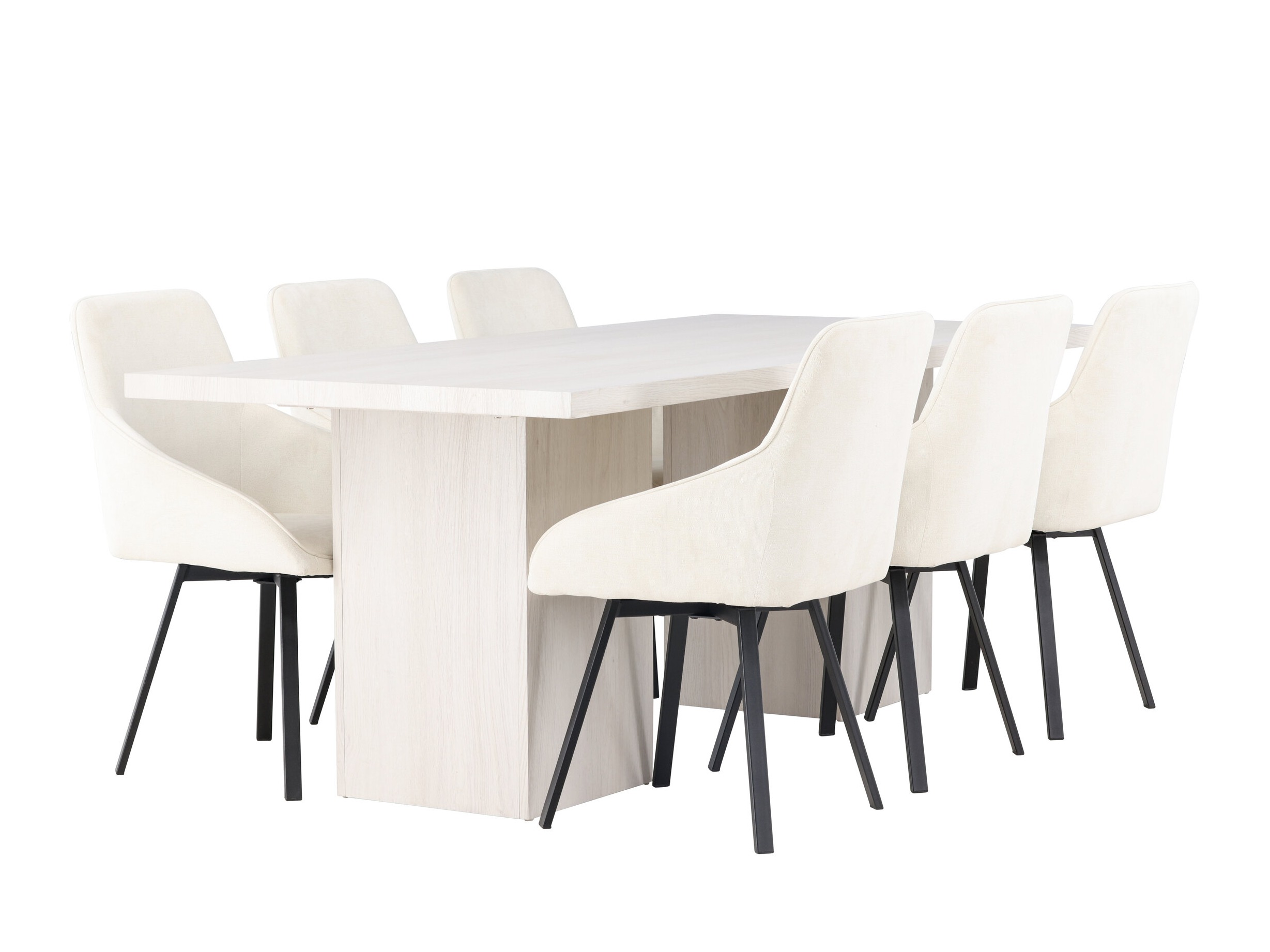 Salle à manger complète Dallas 4996 (Beige)