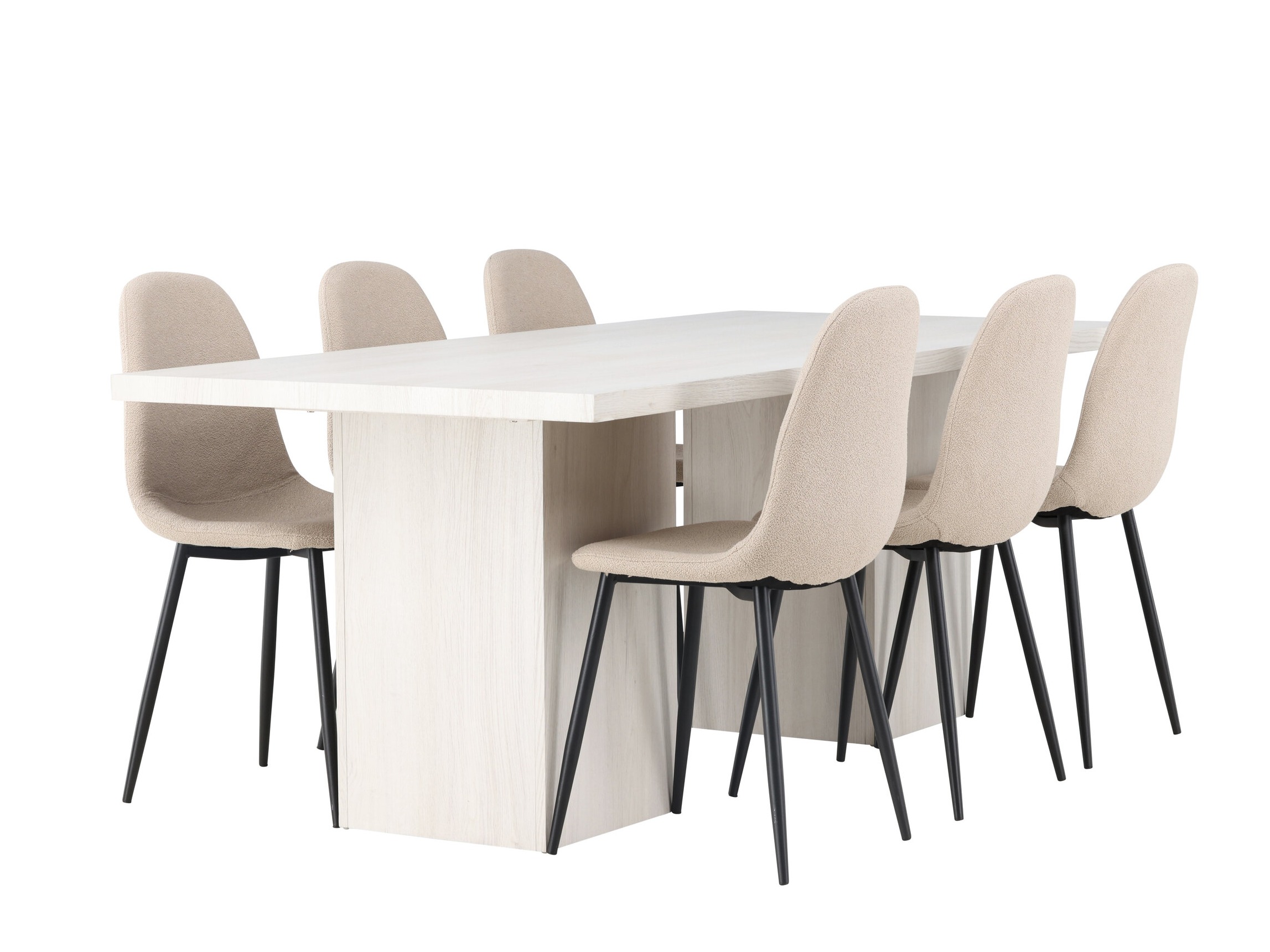 Salle à manger complète Dallas 4997 (Beige)