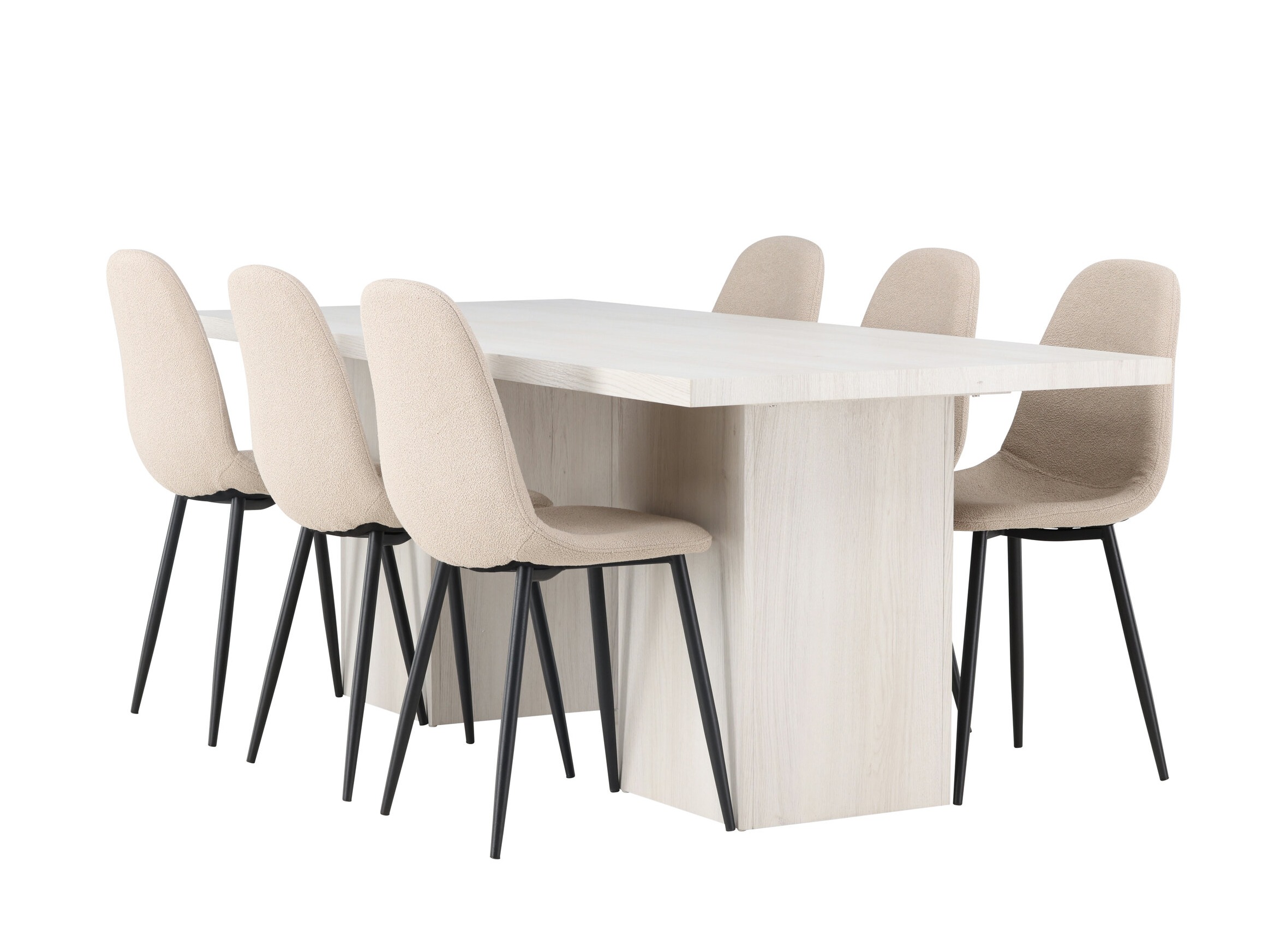 Salle à manger complète Dallas 4997 (Beige)
