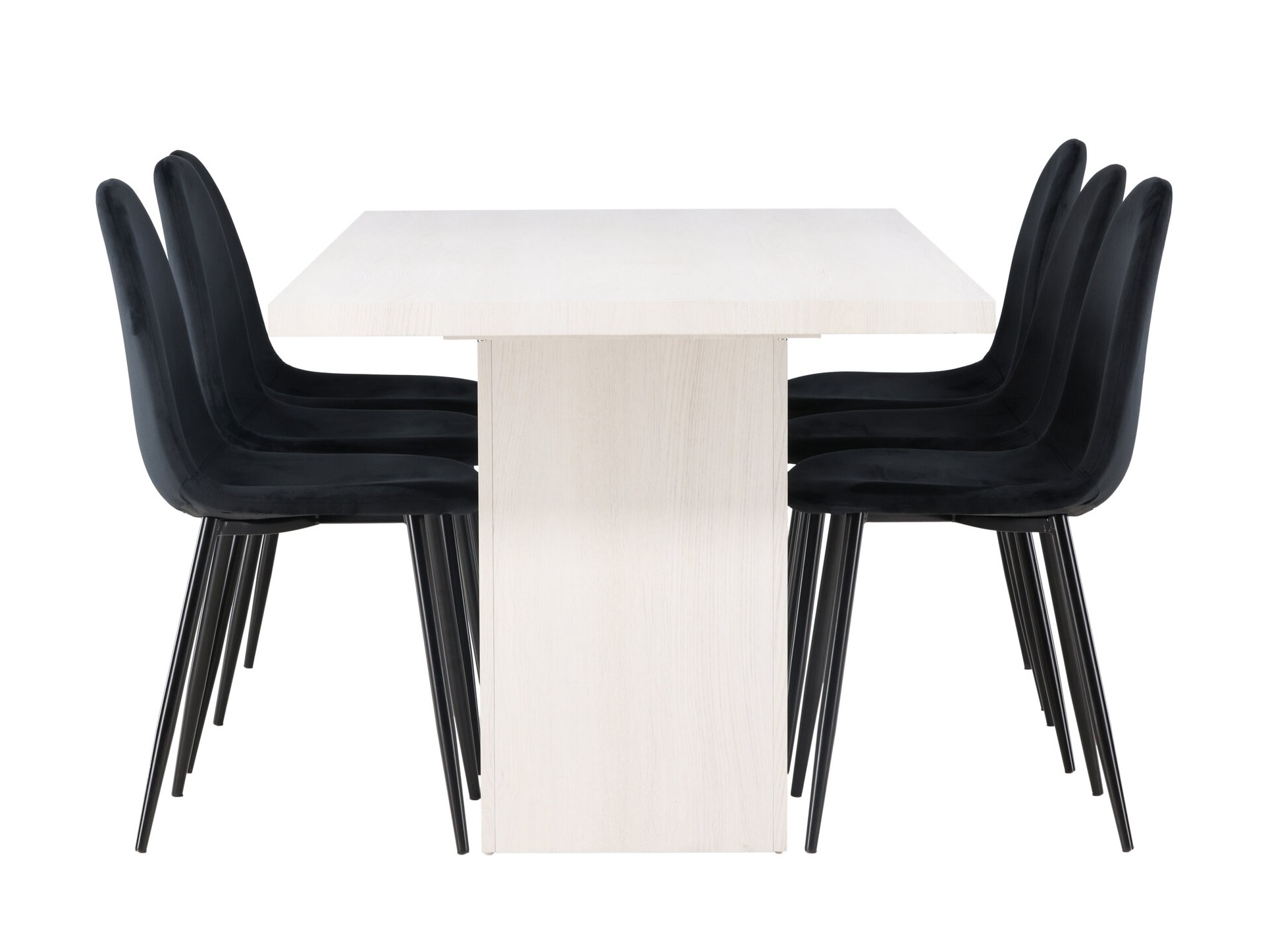 Salle à manger complète Dallas 4997 (Noir)