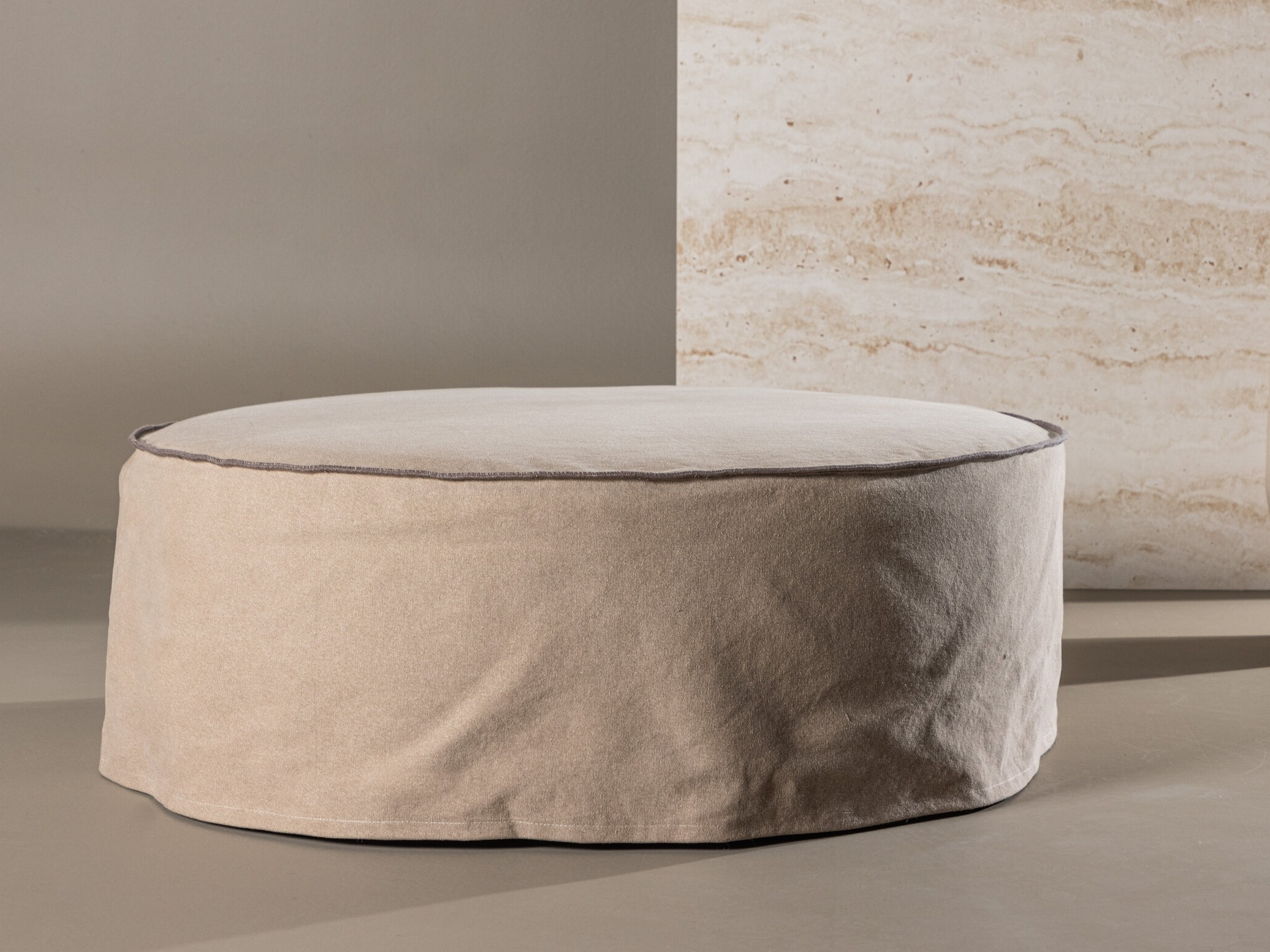 Pouf Dallas 5006 (Brun clair)