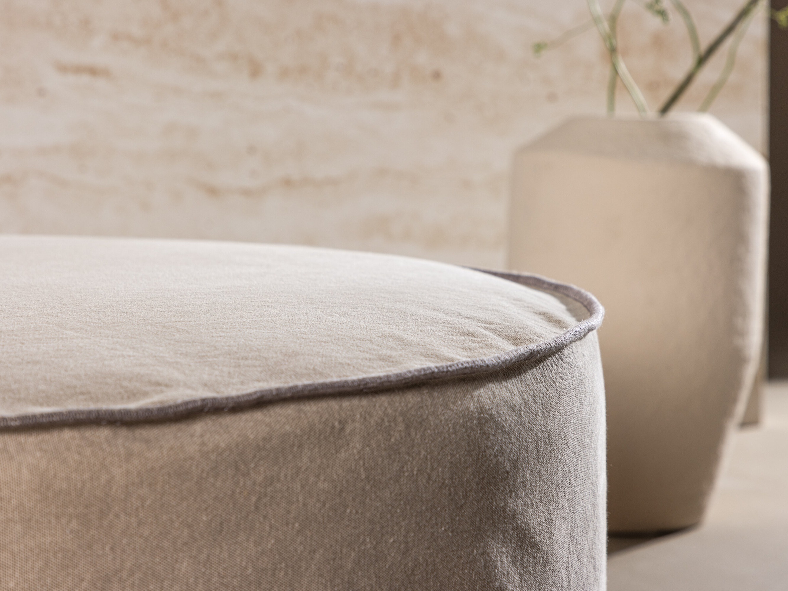 Pouf Dallas 5006 (Brun clair)