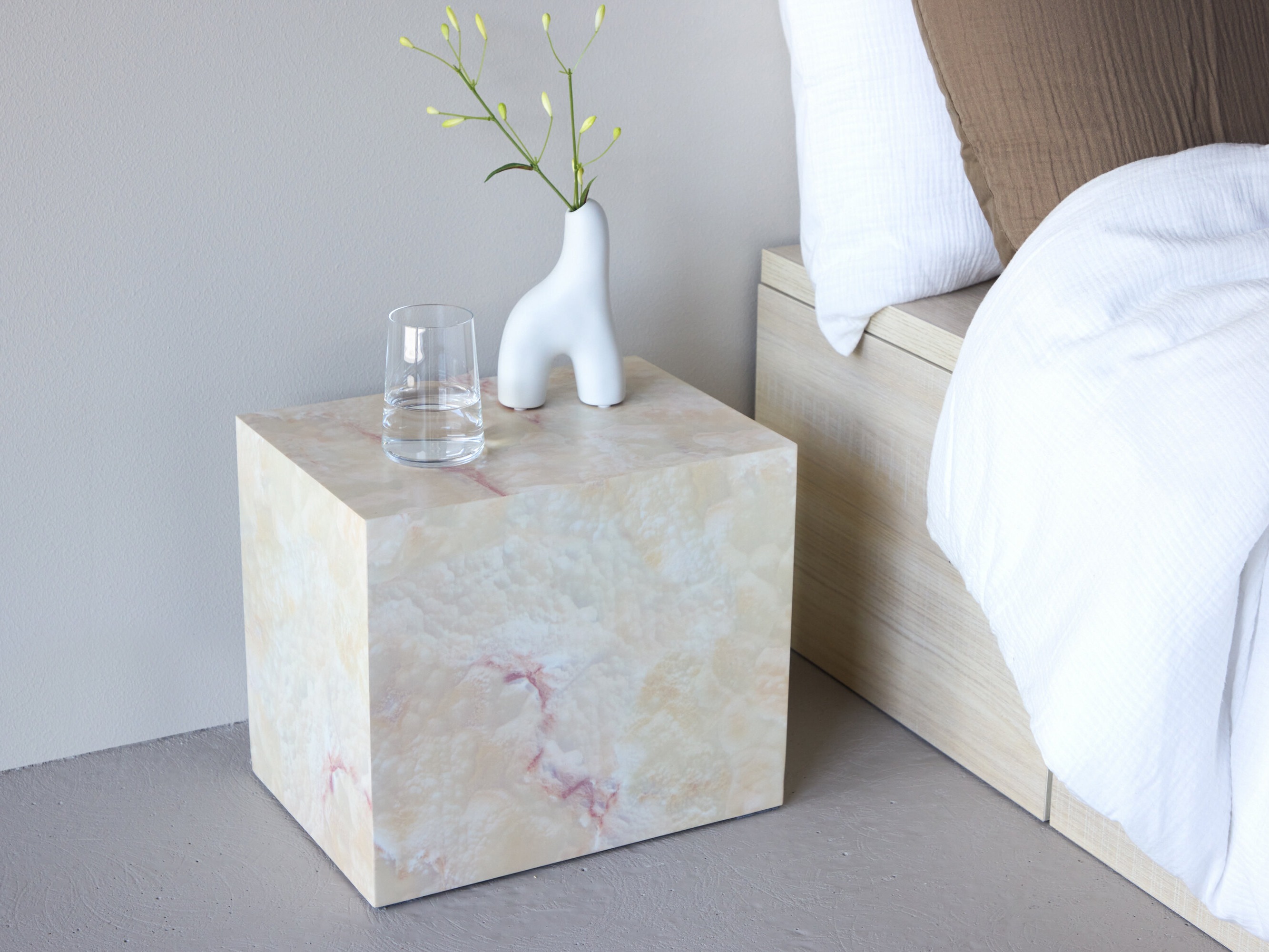 Table d'appoint Dallas 5005 (Beige)